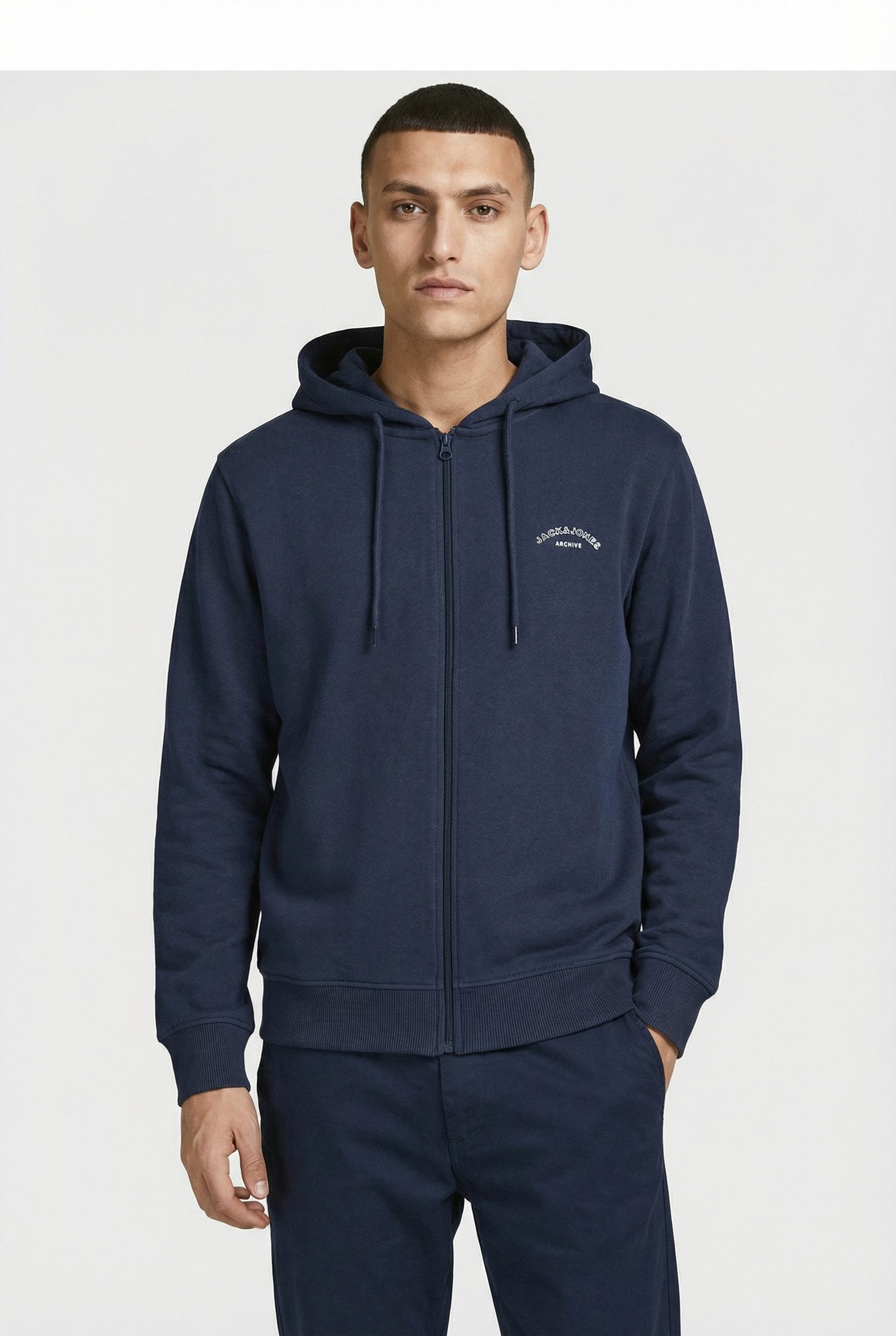Jack & Jones Kapuzensweatjacke JJCOLLEGE LOGO SWEAT ZIP HOOD günstig online kaufen