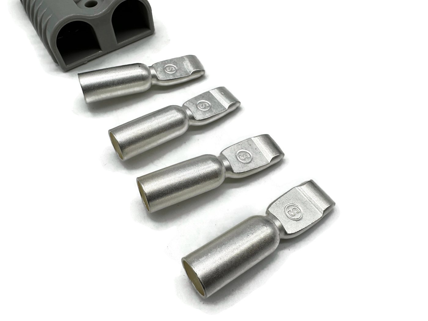 Thumbnail - eXODA Kabelverbinder-Sortiment Batterie Set, 2 Stecker, bestehend aus jeweils 1x Gehäuse und 2x Kontakte