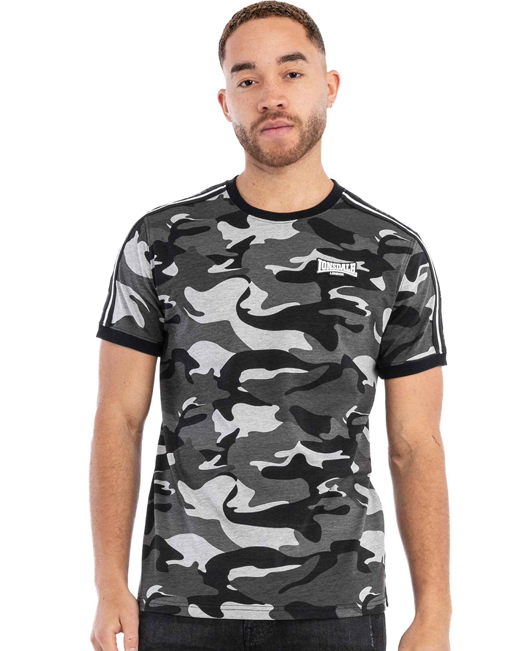 Lonsdale T-Shirt Lonsdale London T-Shirt Gunnista 3D Logo-Applikation