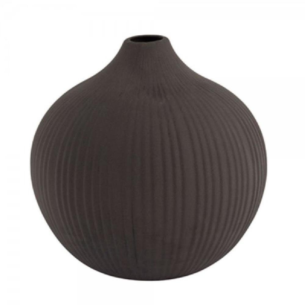 Dekovase Vase Fröbacken Dark Grey Structure (10cm)
