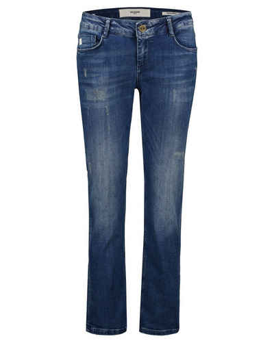 Goldgarn 5-Pocket-Jeans Damen Jeans ROSENGARTEN STRAIGHT Slim Fit verkürzt (1-tlg)