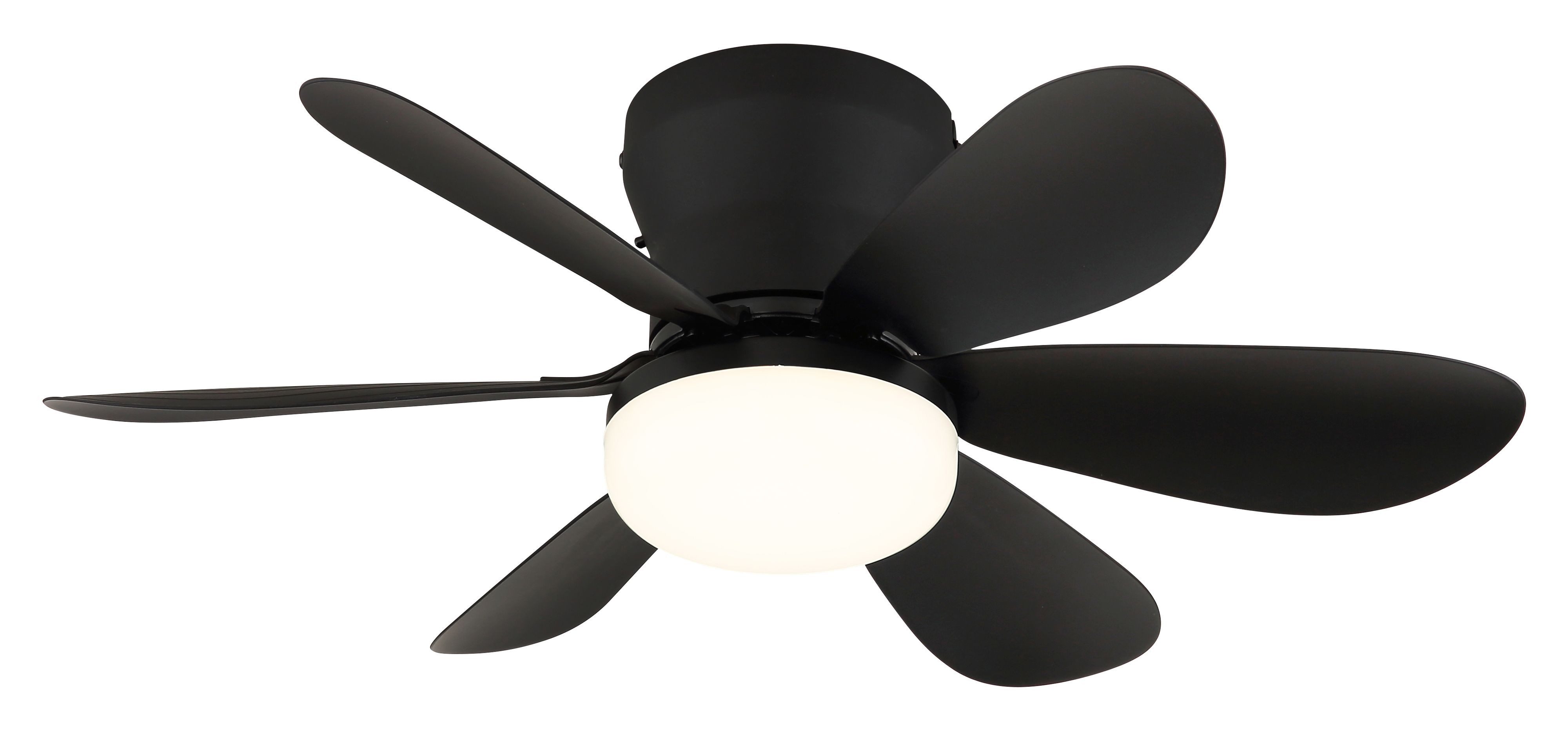 GLOBO LIGHTING Deckenventilator Deckenventilator Delores SW-SW mit LED & Fernbedienung, Mit Nachtlicht-Funktion