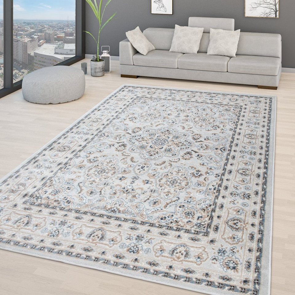 Teppich Wohnzimmer Teppich Ornamente Und Orientalisches Design, TT Home,  rechteckig, Höhe: 11 mm
