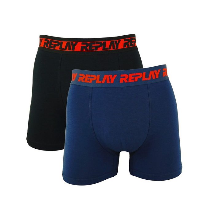 Replay Boxershorts Metallic Cuff (Box 2-St. 2er-Pack) in Box