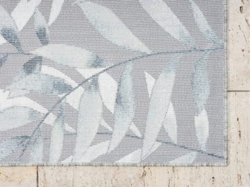 Teppich Olivia, Myflair Möbel & Accessoires, rechteckig, Höhe: 8 mm, Blätter Motiv, Hoch-Tief Effekt, Outdoor geeignet, Balkon, Terrasse