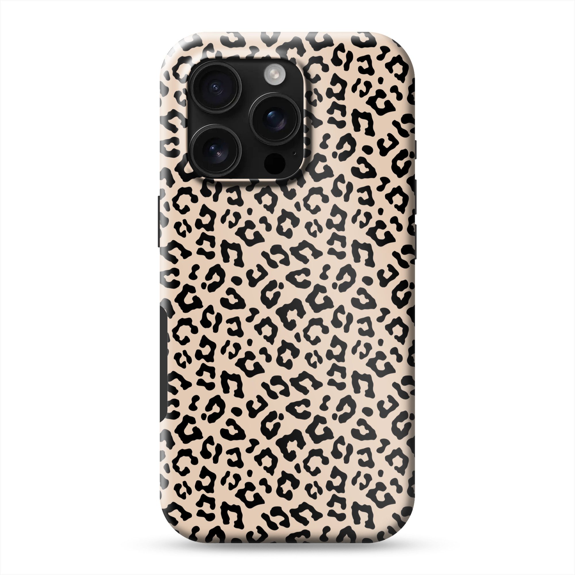 OnlyWow Handyhülle Magsafe für Apple iPhone 16 Pro Pantherdruck - Schwarz - Braun - Tierd, Handy Case, Hardcase, Stoßfest, Bumper Case