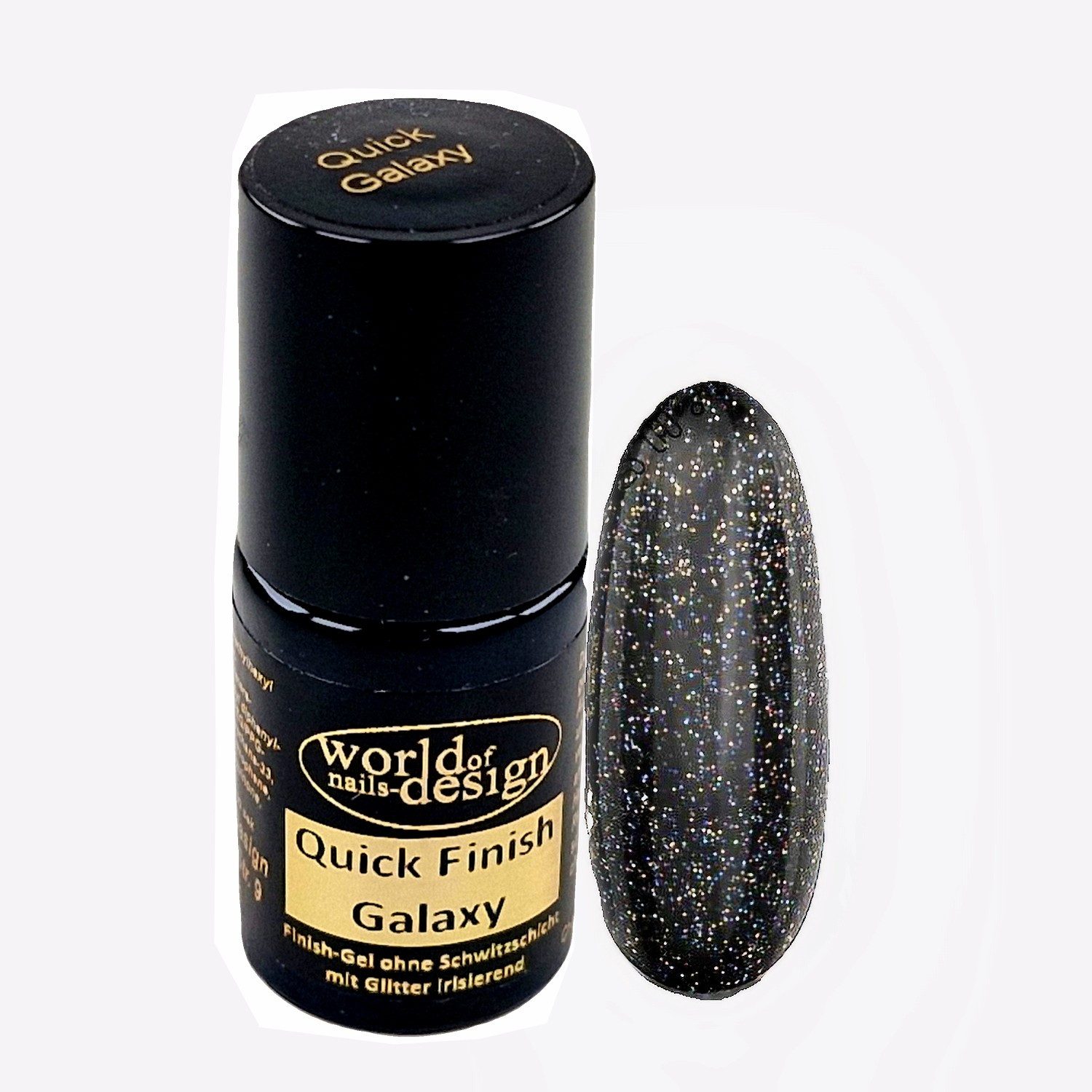 UV-Nagellack LED/UV Quick Finish Versiegelungsgel ohne Schwitzschicht Pinselflasche