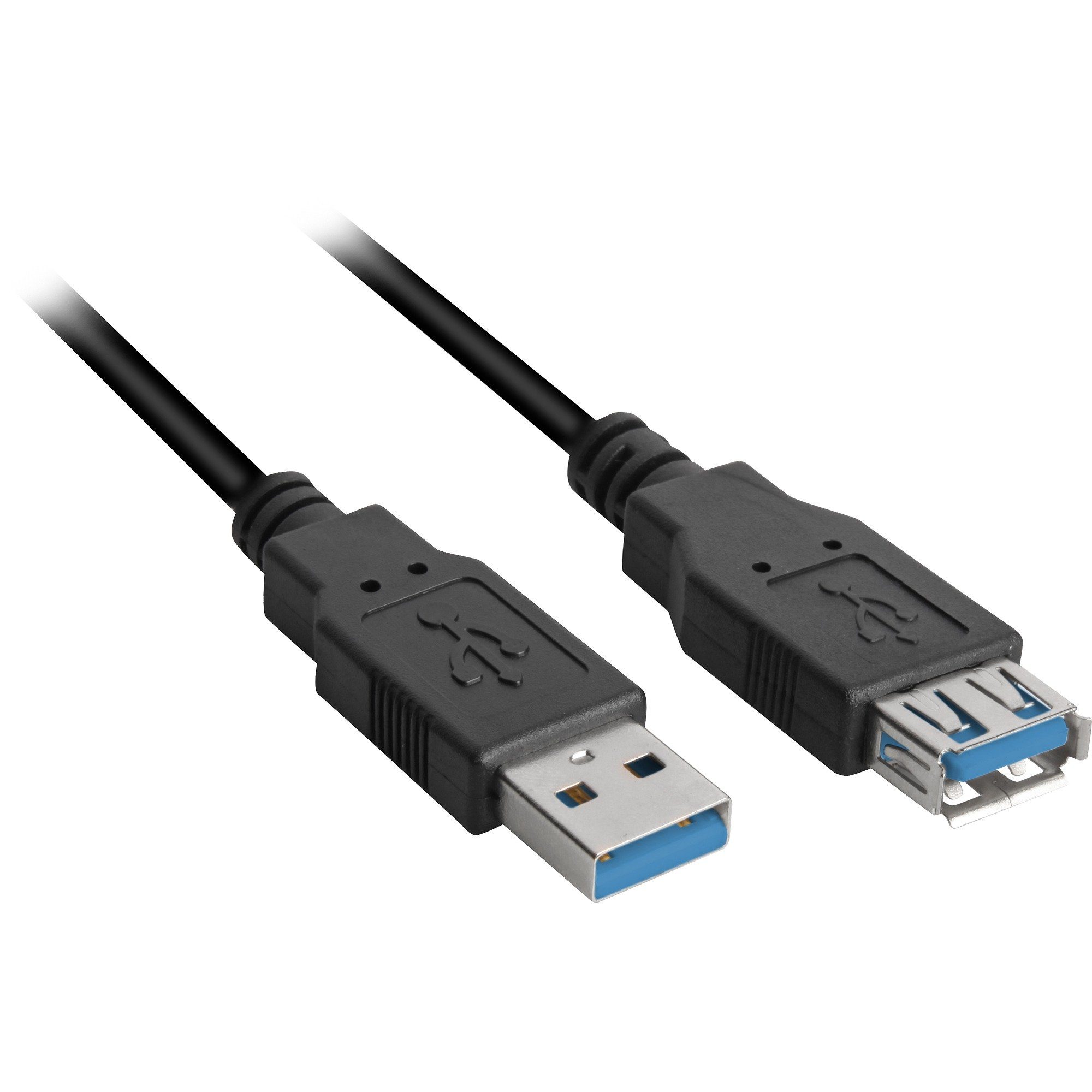 Sharkoon USB 3.2 Gen 1 Verlängerungskabel, USB-A Computer-Kabel