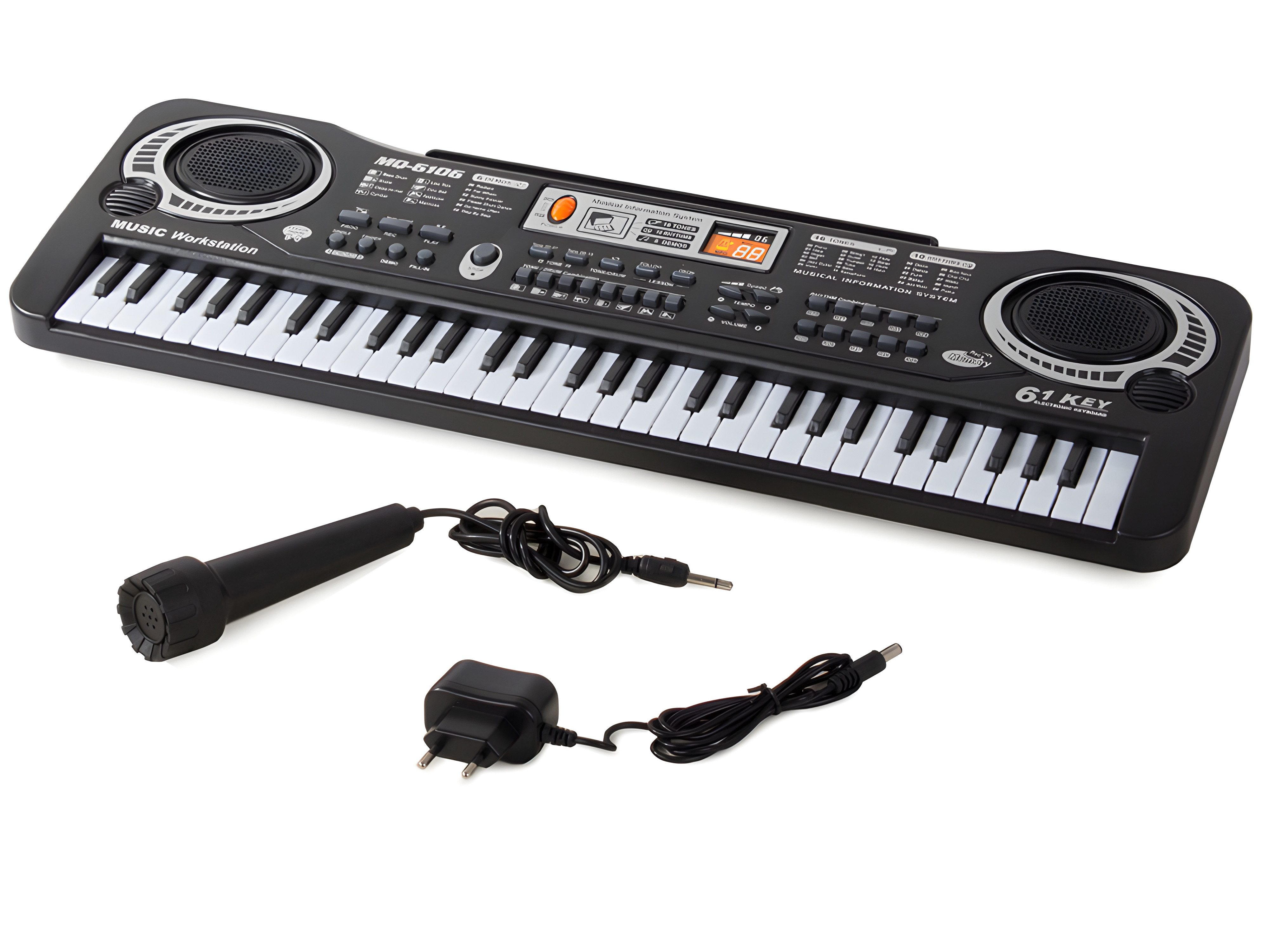 VERK GROUP Home-Keyboard Digital Klavier Piano (3-St), inkl. Demo-Songs und Lernfunktion