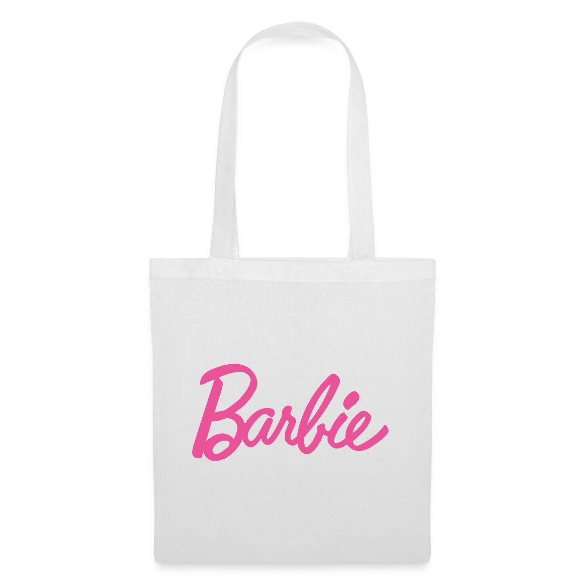 Spreadshirt Henkeltasche Barbie Klassisches Logo Stoffbeutel (1-tlg)