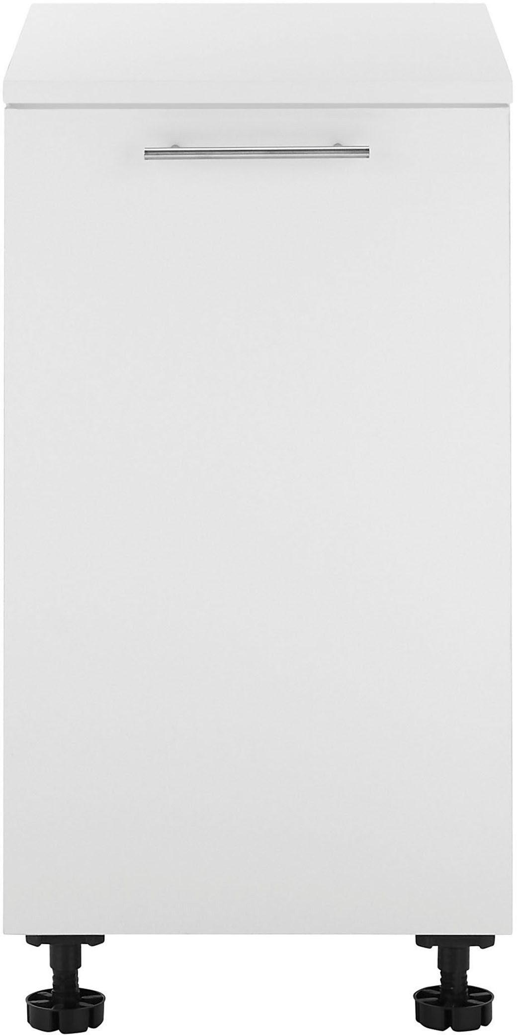 Laundreezy Spülenschrank Laundreezy, Spülenschrank BxHxT 50x92x68 cm (1-St) Breite 50cm, Tür L/R montierbar, Softclose, höhenverstellbare Füße