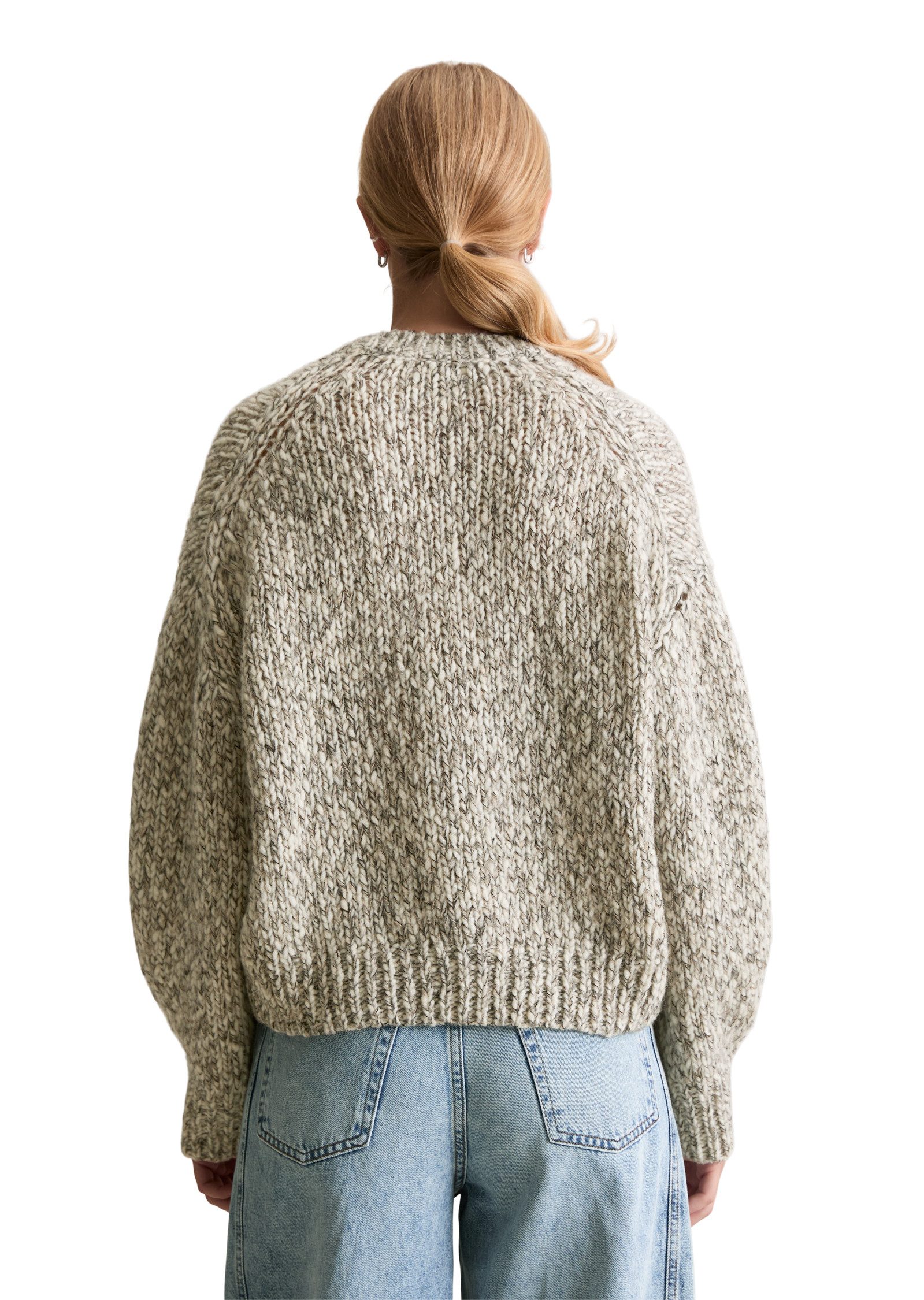 Marc O'Polo DENIM Rundhalspullover Chunky-Strickpullover relaxed günstig online kaufen
