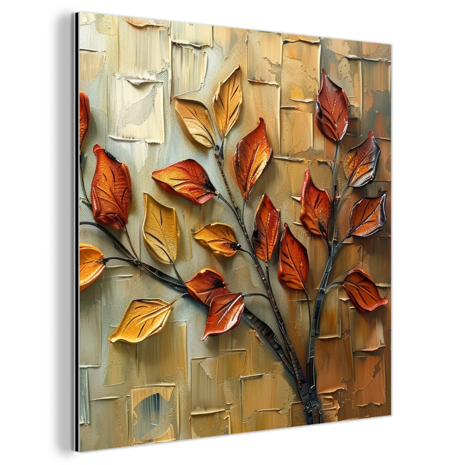 MuchoWow Metallbild Baum - Abstrakt - günstig online kaufen