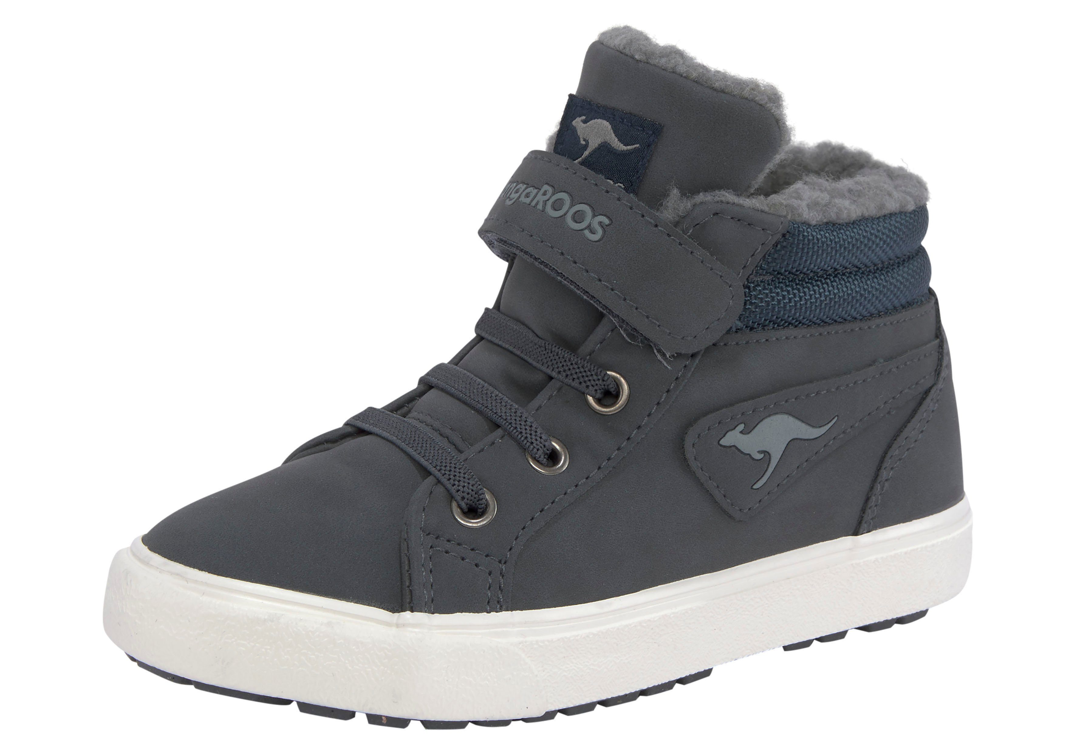 KangaROOS Kavu III Sneaker (für Kinder) Warmfutter, Reißverschluss,Winterschuhe, Schnürboots, Sneakerboots