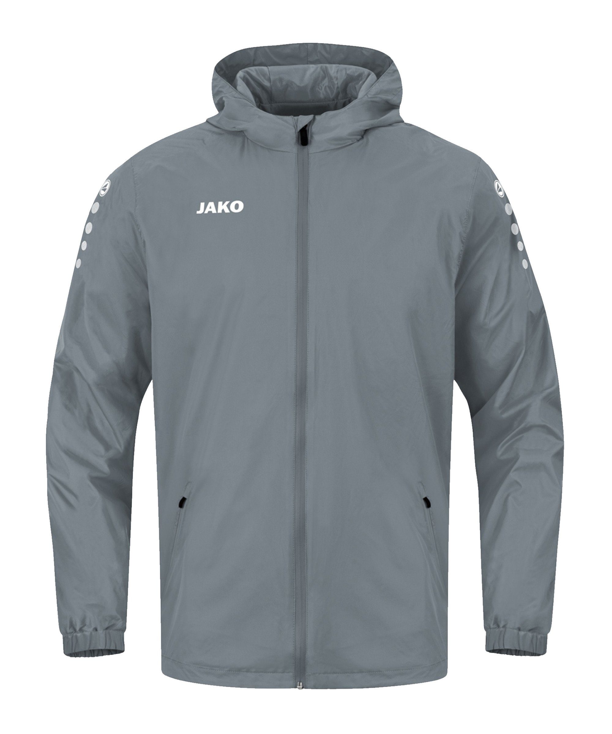 Jako Regenjacke Team 2.0 Allwetterjacke Kids Dunkel grau