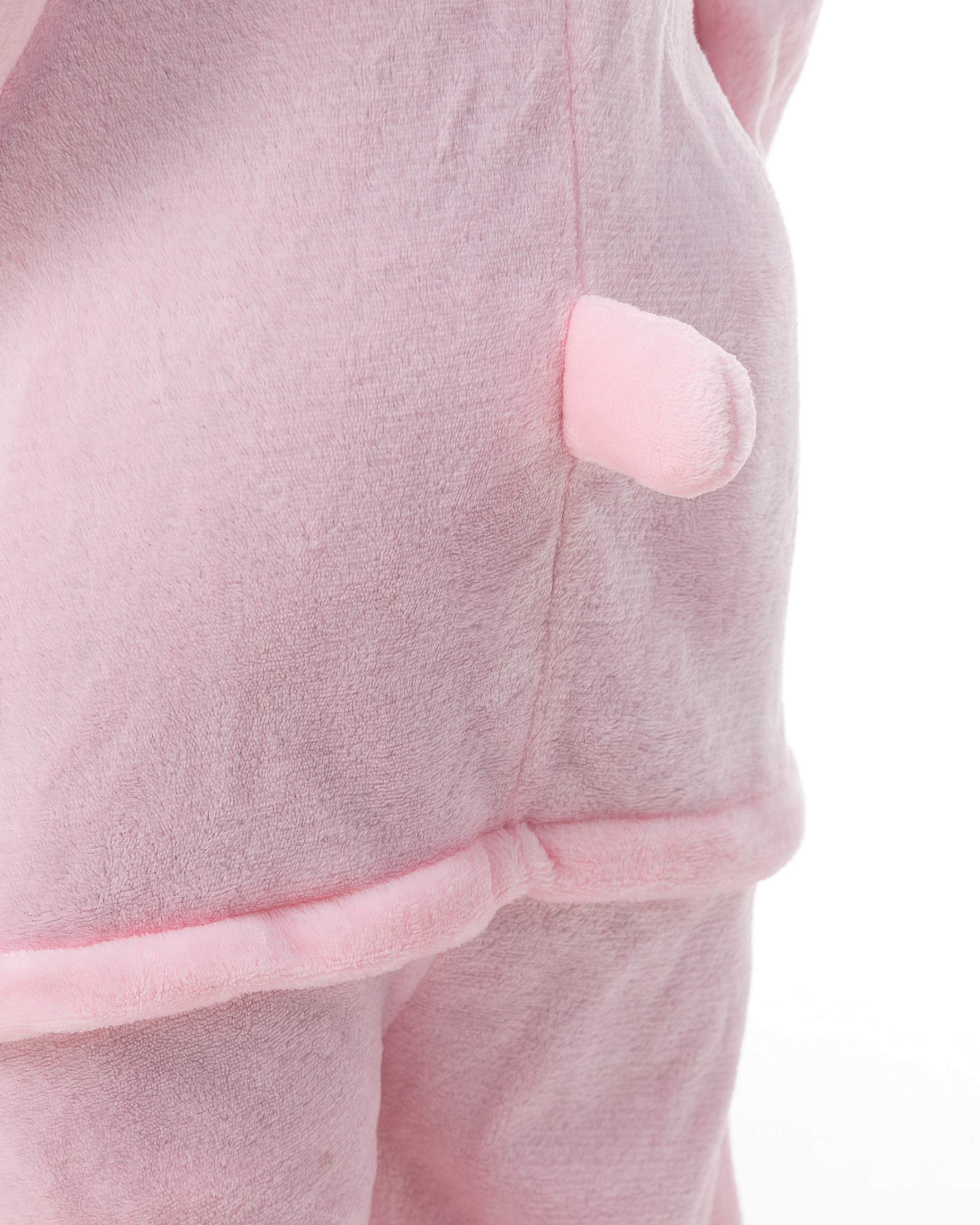 Katara Partyanzug Glücksbärchis Jumpsuit Onesie für Erwachsene S-XL, Karneval, Kigurumi - Glücksbärchi Regenbogen Bärchi rosa XL(175-185cm)