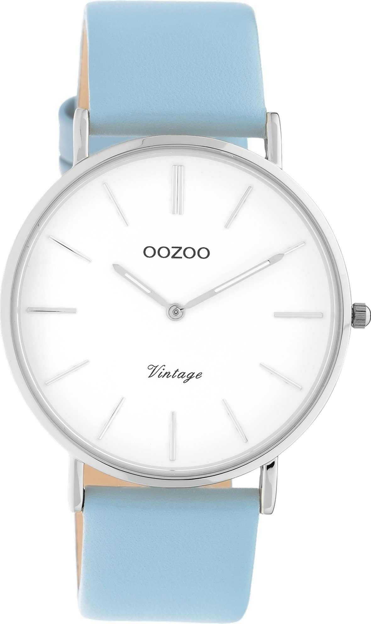 OOZOO Quarzuhr Oozoo Damen Armbanduhr hellblau günstig online kaufen