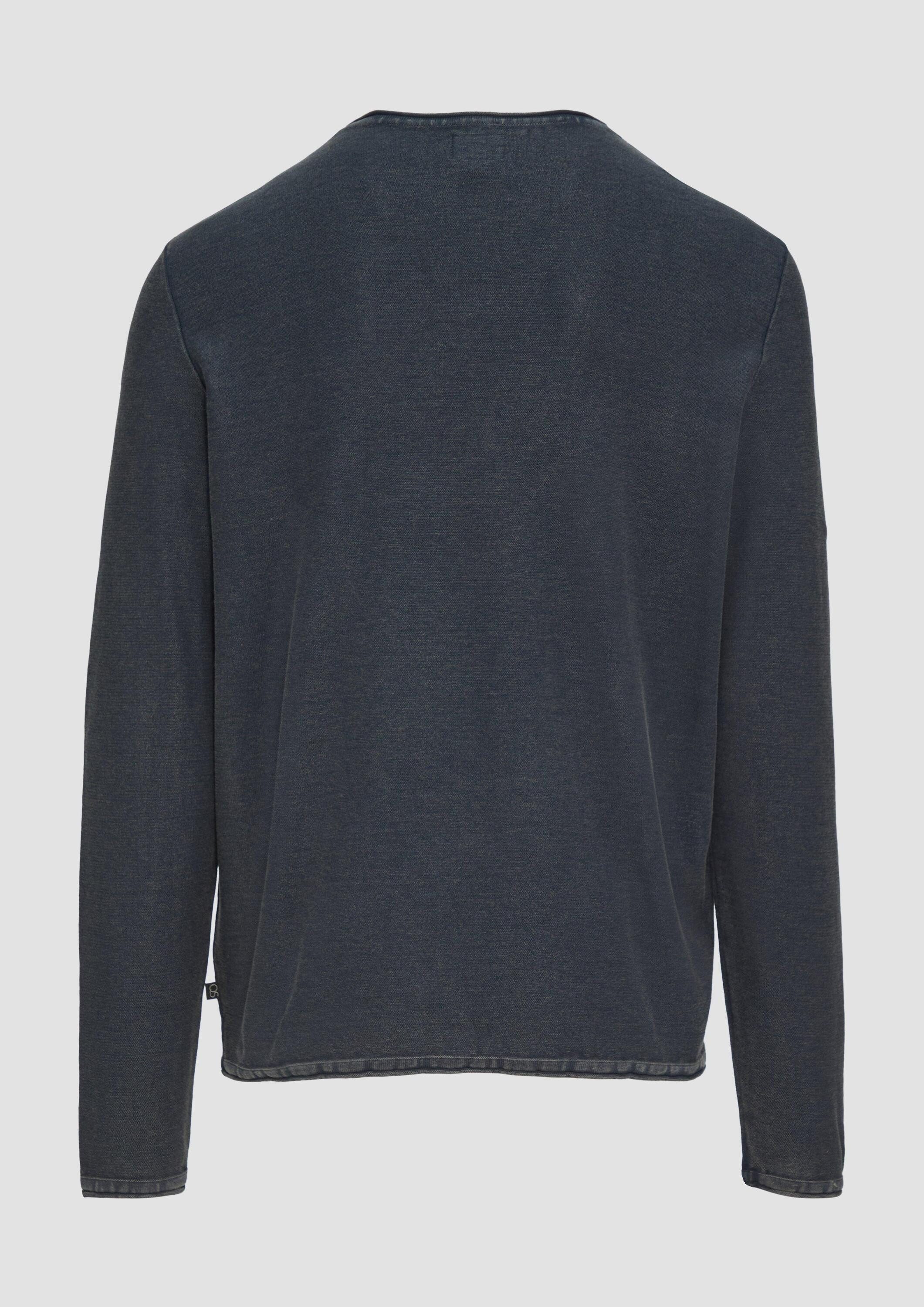 QS Longpullover Strickpullover Gewaschener Strickpullover