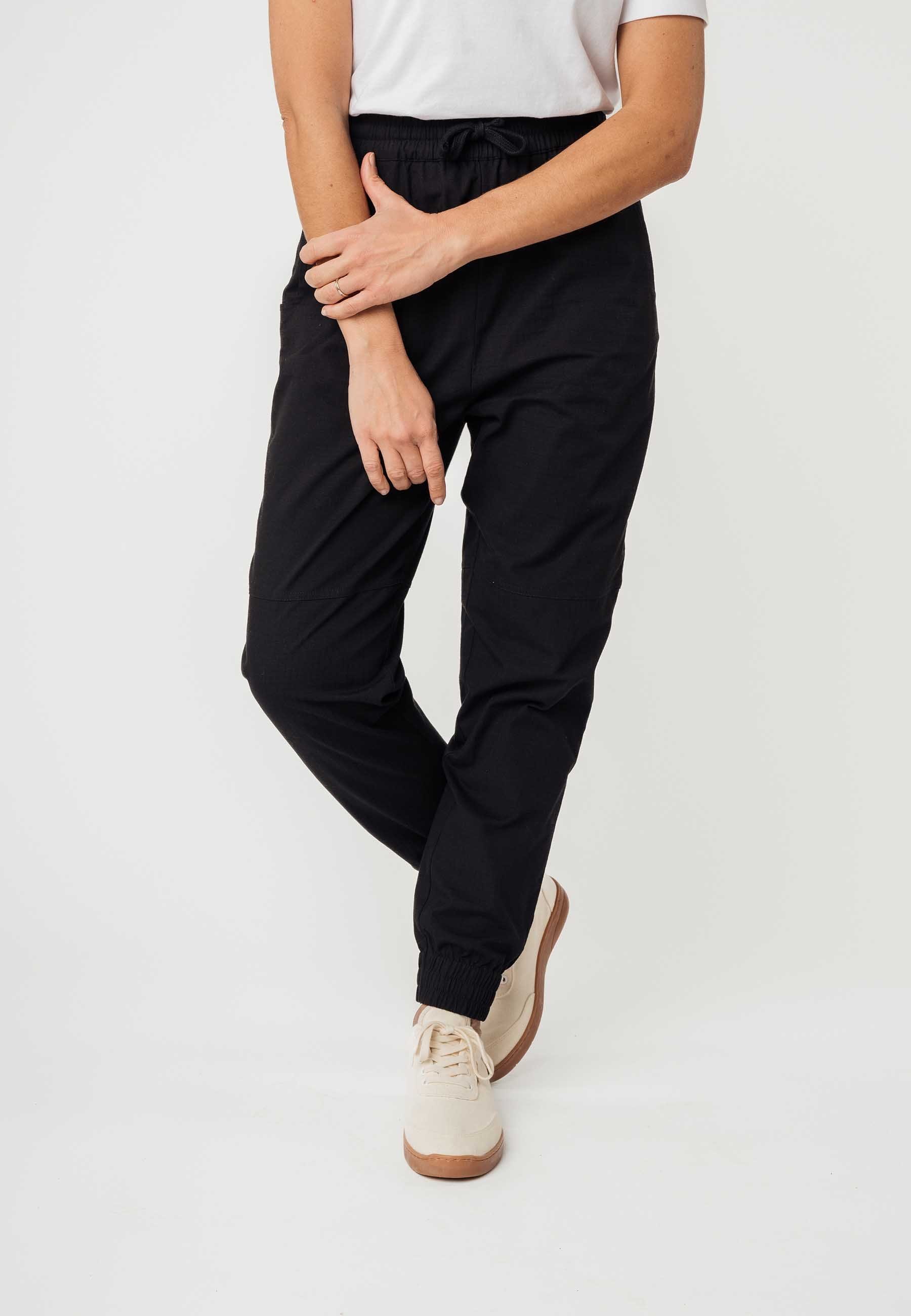 MELA Cargohose Hose mit elastischem Bund Style ARITE Zwei Seitentaschen