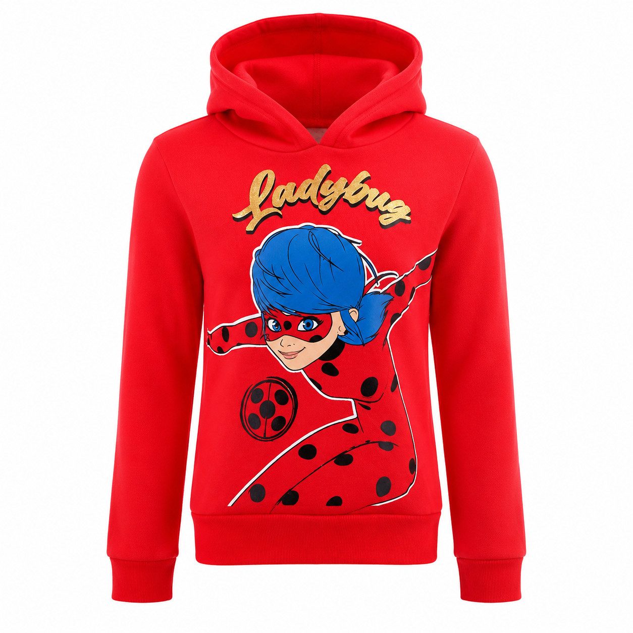 Miraculous - Ladybug Kapuzenpullover Miraculous Ladybug Kinder Fleece Hoodie Kapuzenpullover Gr.104-128