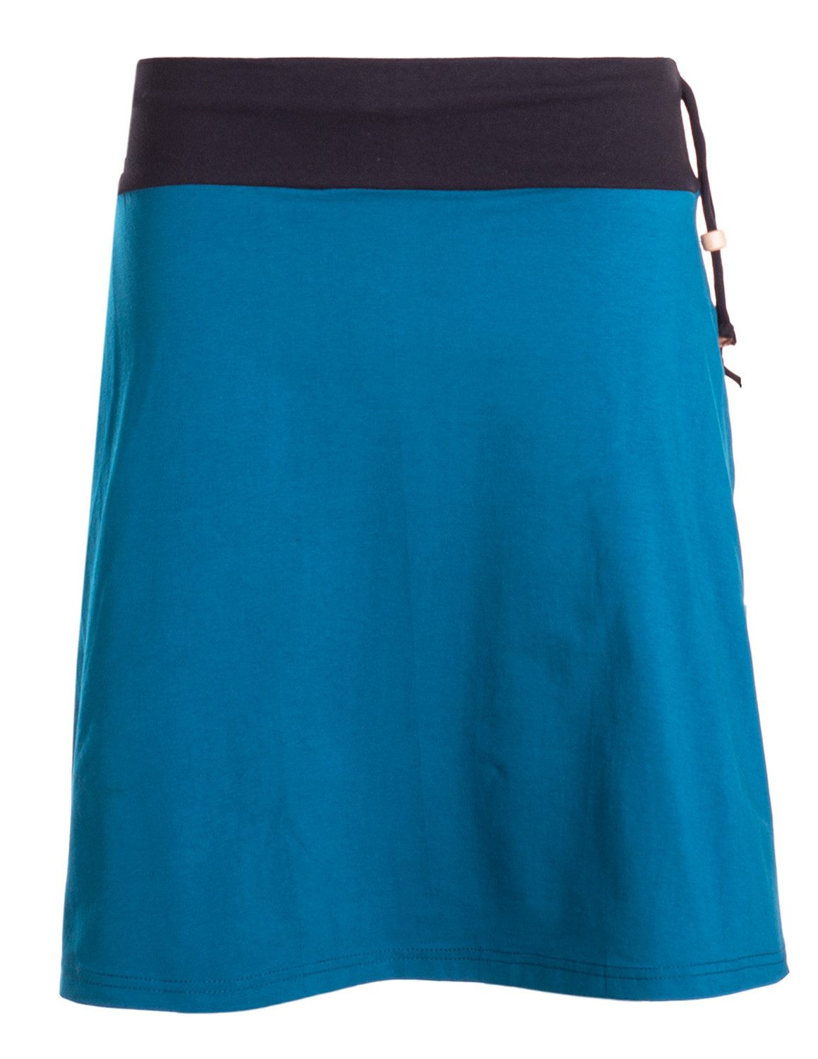 Vishes Jerseyrock Damen Mini-Rock Baumwolle elastischer Bund mit Kordel-Zug günstig online kaufen