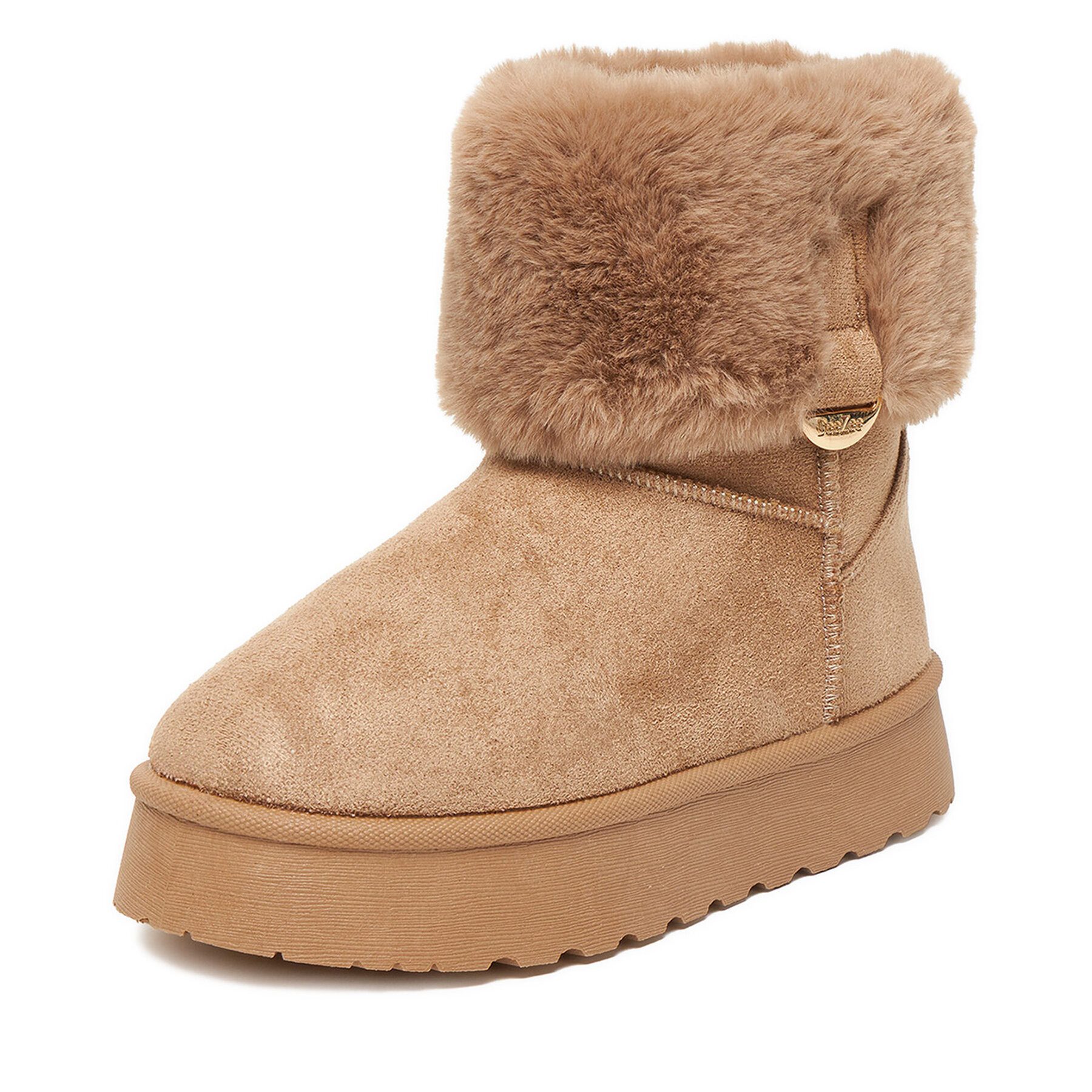 DeeZee Deezee Mädchen Schneestiefel 5907964265542 Beige Snowboots – Bild 4 von 4