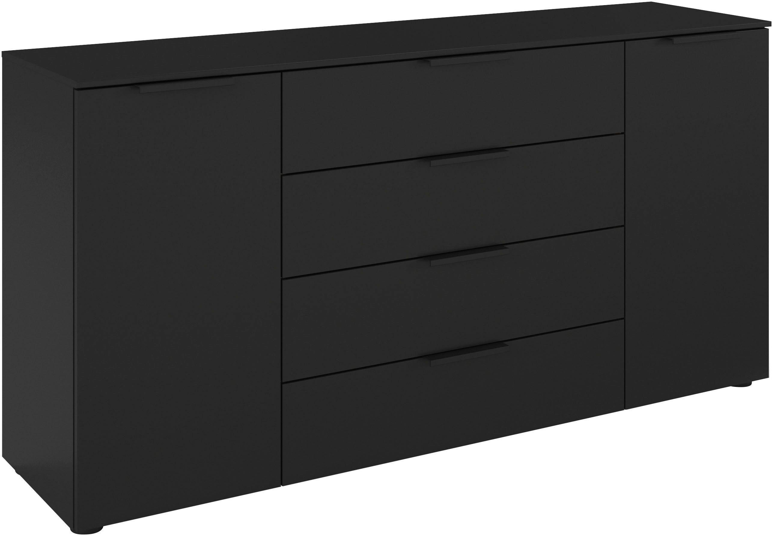 LeGer Home by Lena Gercke Kommode Kommode Sideboard Schubladenkommode SERINA eleganter Eyecatcher (inkl. SOFT-CLOSE-FUNKTION), mit 4 Schubkästen und 2 Türen sowie Metallgriffen MADE IN GERMANY