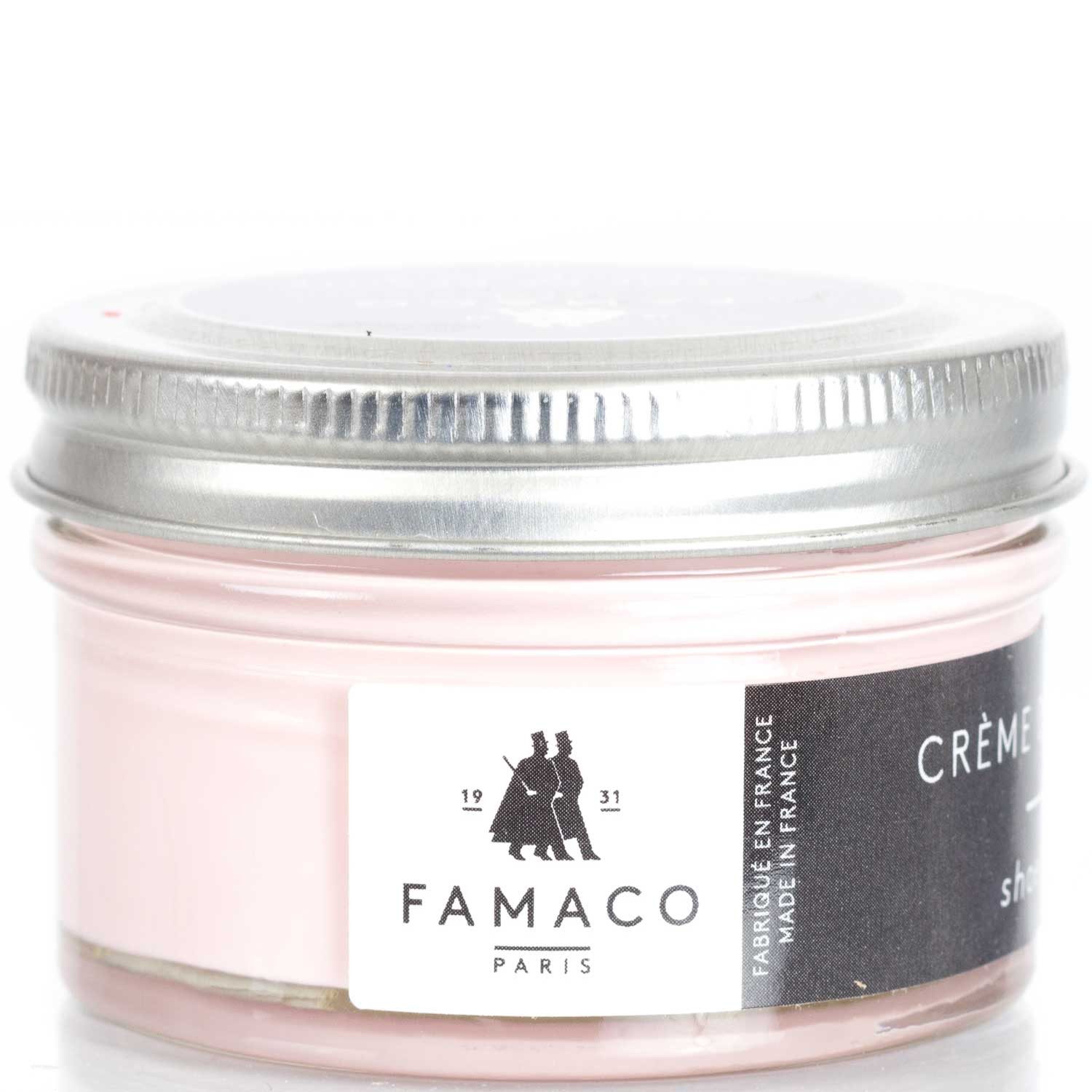 FAMACO Ledercreme Schuhemulsion für Glattleder Pink-Töne 50 ml Schuhcreme