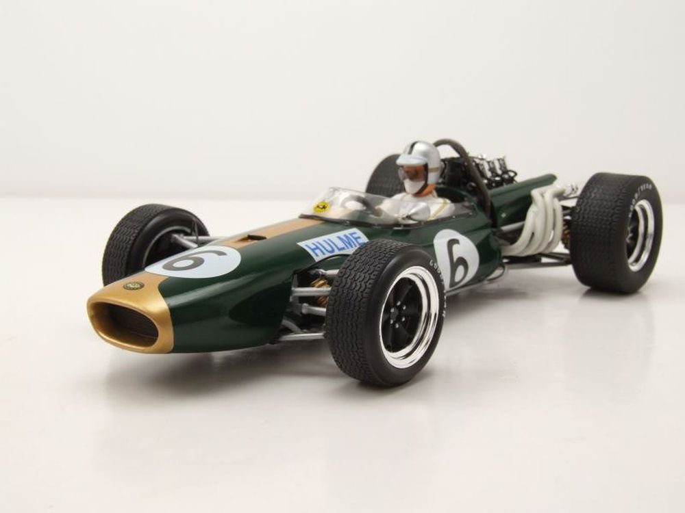 MCG Modellauto Brabham BT20 Formel 1 GP Großbritannien 1966 #6 grün D.Hulme Modellaut, Maßstab 1:18