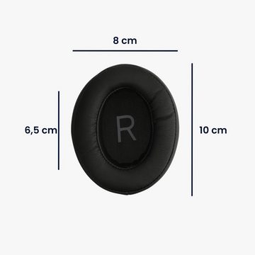 kwmobile 2x Ohr Polster für Sennheiser MOMENTUM 3.0 Wireless Ohrpolster (Ohrpolster Kopfhörer - Kunstleder Polster für Over Ear Headphones)