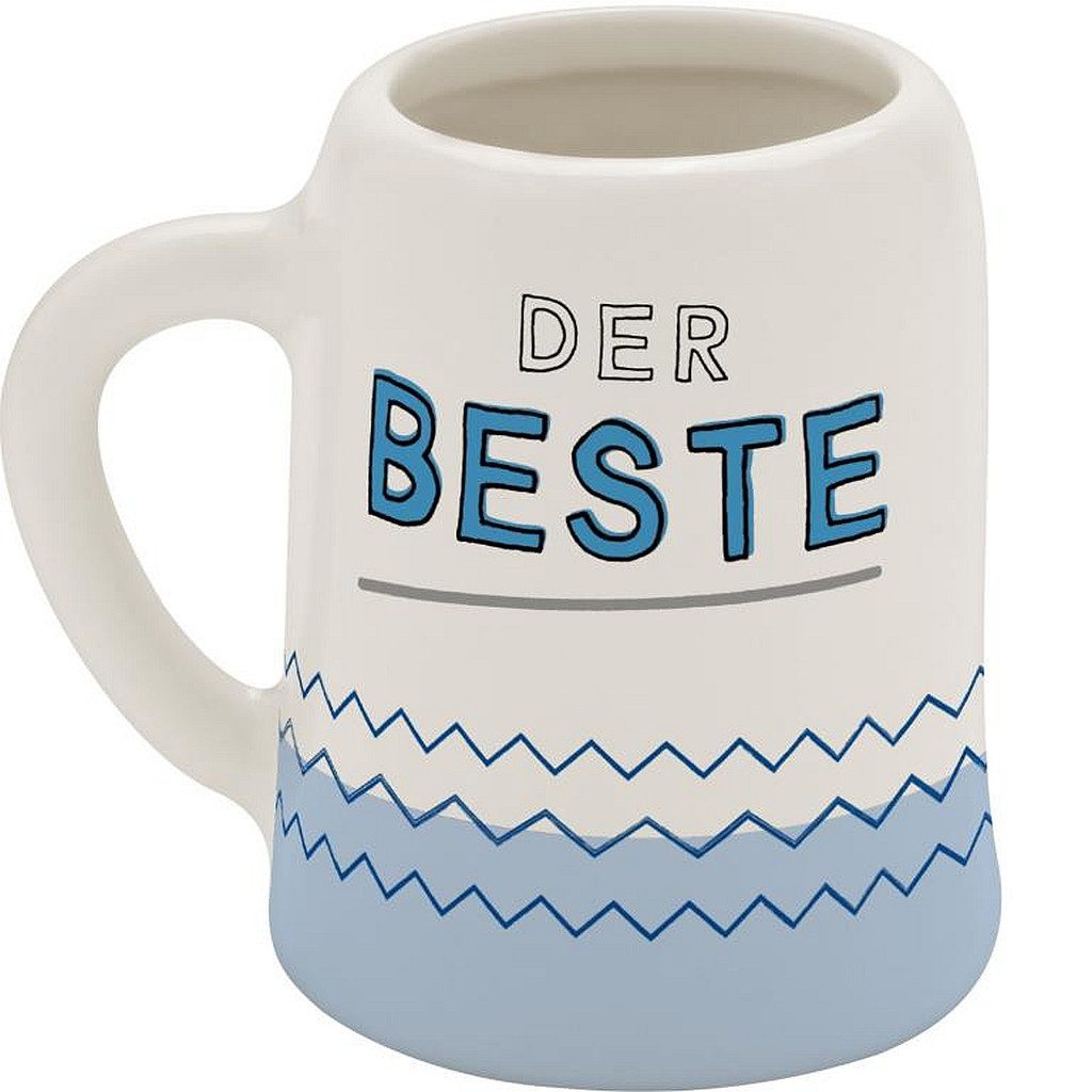 Sheepworld Schnapsglas Schnapskrug Schnapsglas Stamper Keramik Sheepworld DER BESTE 73834, Material: Keramik