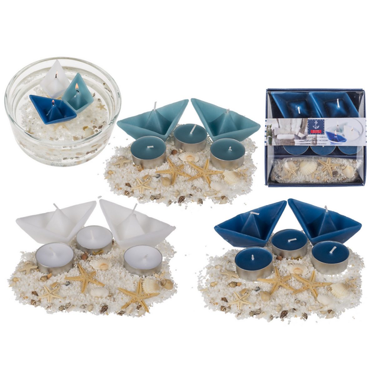 Out of the Blue Schwimmkerze Maritimes Kerzenset, Schwimmkerzen