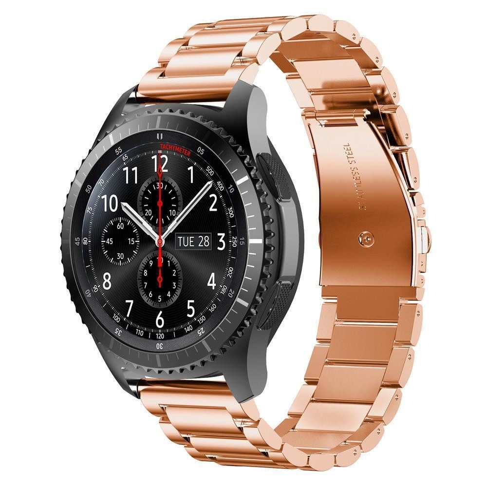 Cadorabo Smartwatch-Armband 20 mm, Smartwatch Ersatzarmband - 20mm - Edelstahl
