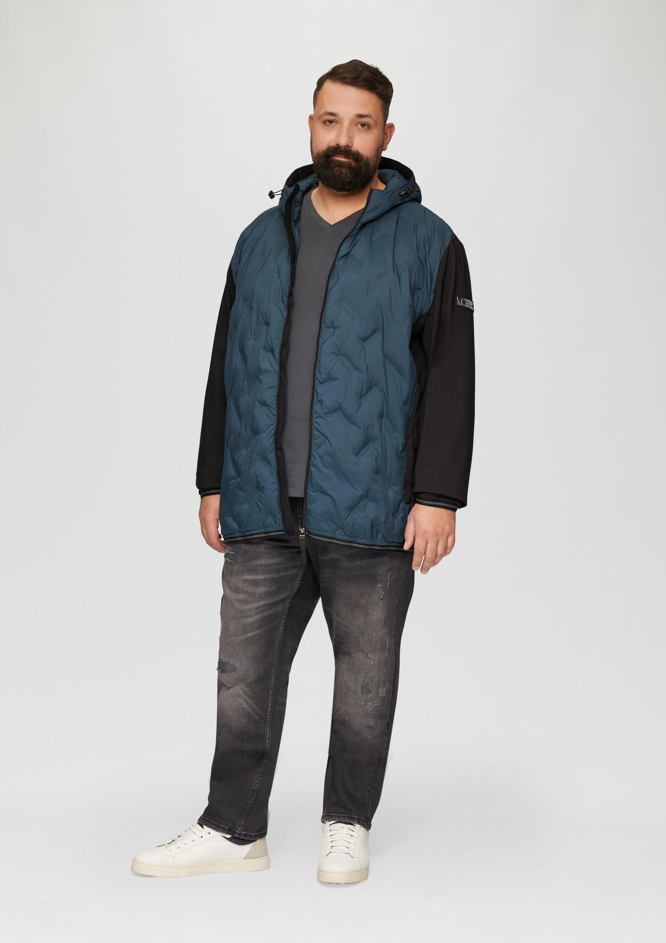 s.Oliver Funktionsjacke Outdoor-Jacke Leichte Steppjacke im Fabricmix