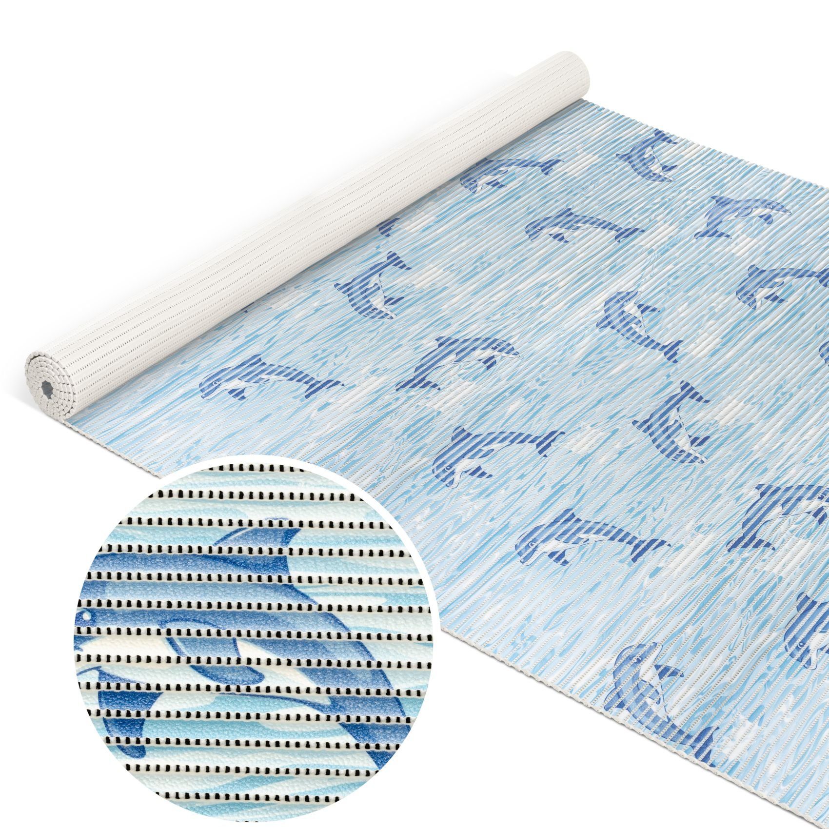 ANRO Schaum-Badematte Antirutschmatte Weichschaummatte Badezimmer Extra Breit, Höhe 5 mm, wasserdurchlässig, pflegeleicht, Rillen, rutschhemmend, Drainage Effekt, strapazierfähig, Praktisch, Weich, Rutschhemmend, Schnelltrockend, mit Drainagelöchern, Ruts