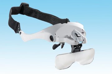 Kraft Werkzeuge Lupenbrille Kraft Werkzeuge Brillenlupe mit LED Lupe Brille Sehhilfe