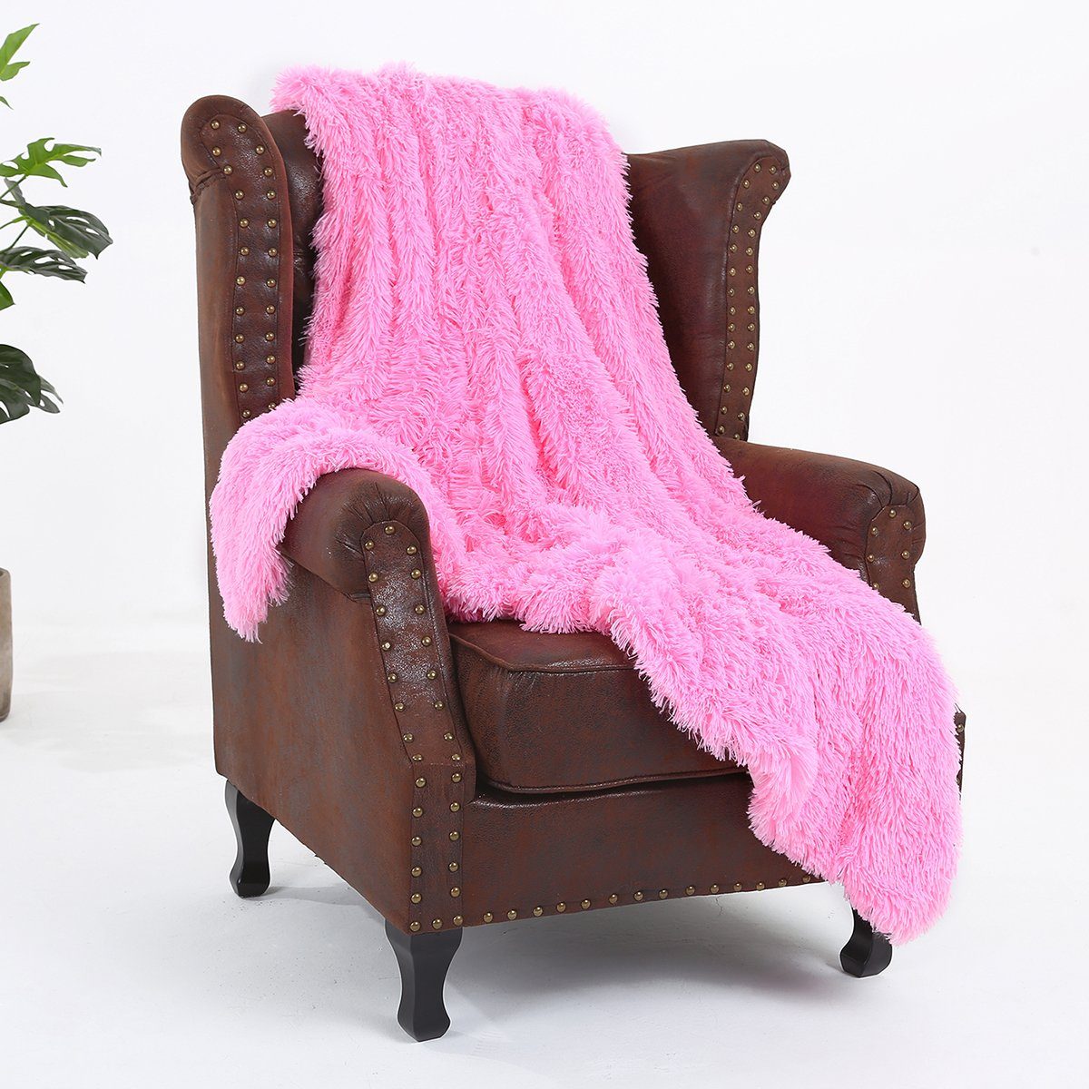 Rosnek Tagesdecke Flanelldecke, Solide Warm Lang günstig online kaufen
