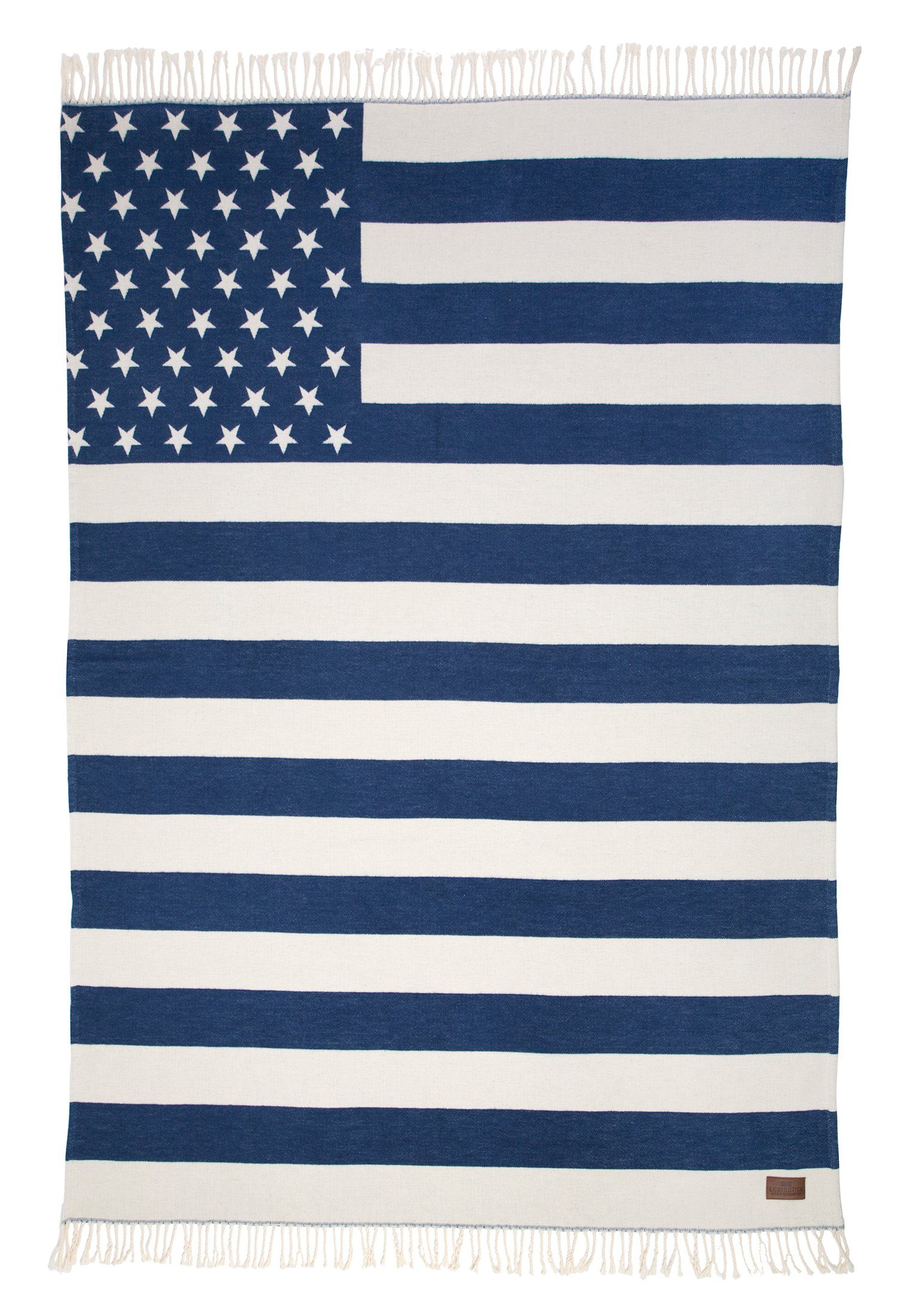 Plaid Flag, Lexington white/navy
