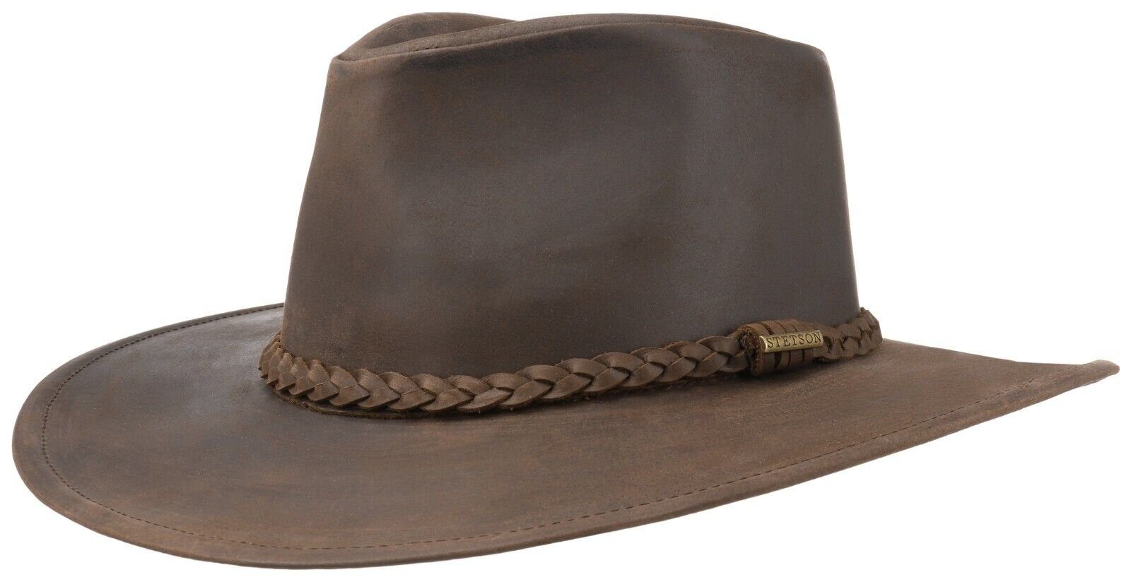 Stetson Sonnenhut Buffalo Leather aus Büffel-Leder