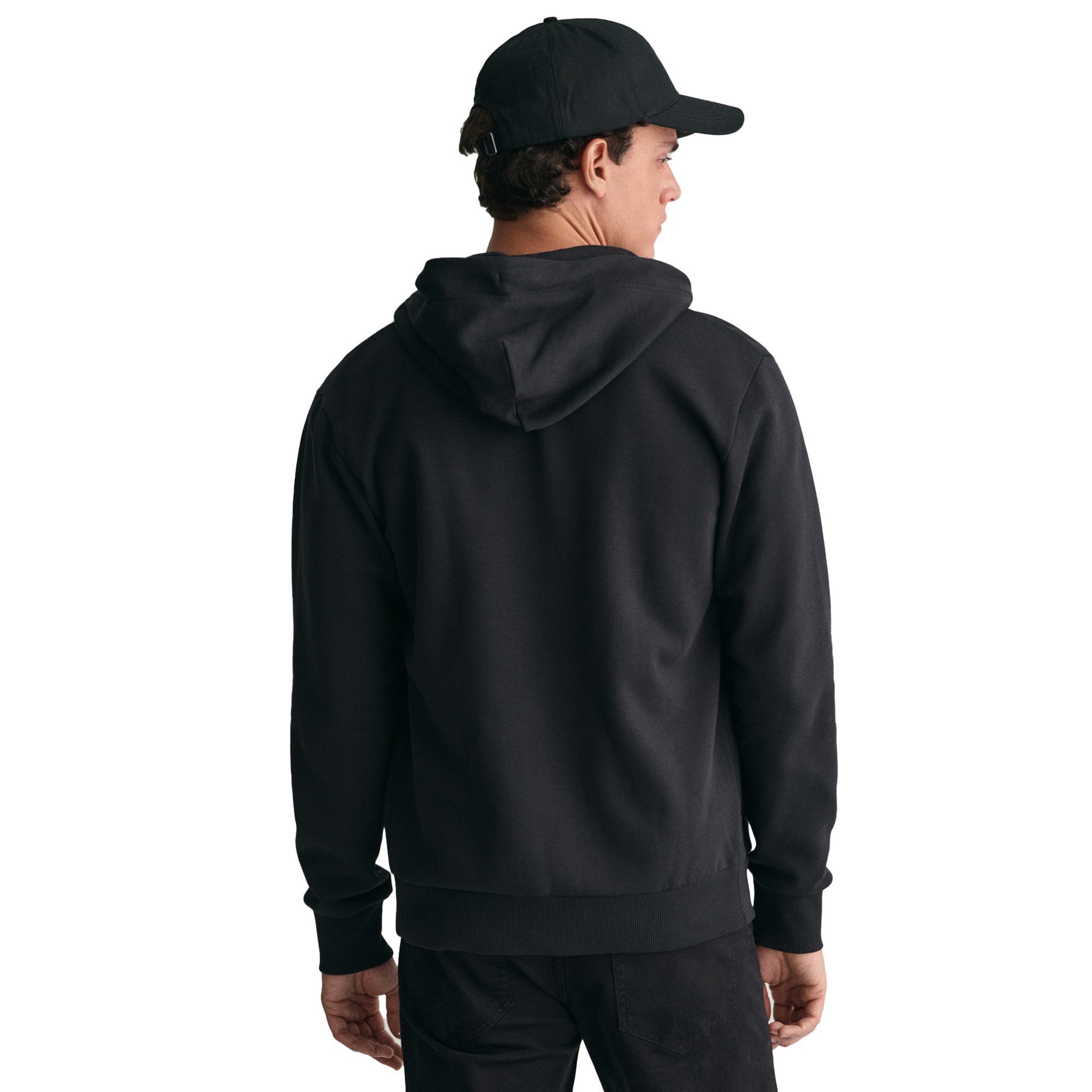 Gant Sweatshirt Herren Sweatjacke Baumwolle