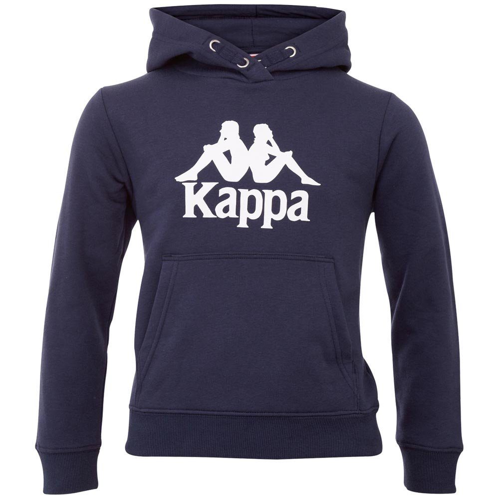 Logoprint mit Kappa - navy plakativem Kapuzensweatshirt