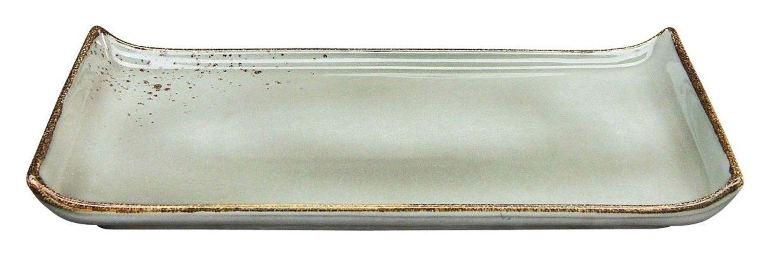CreaTable B Grau, cm, Servierplatte Steinzeug NATURE 33 COLLECTION, Platte