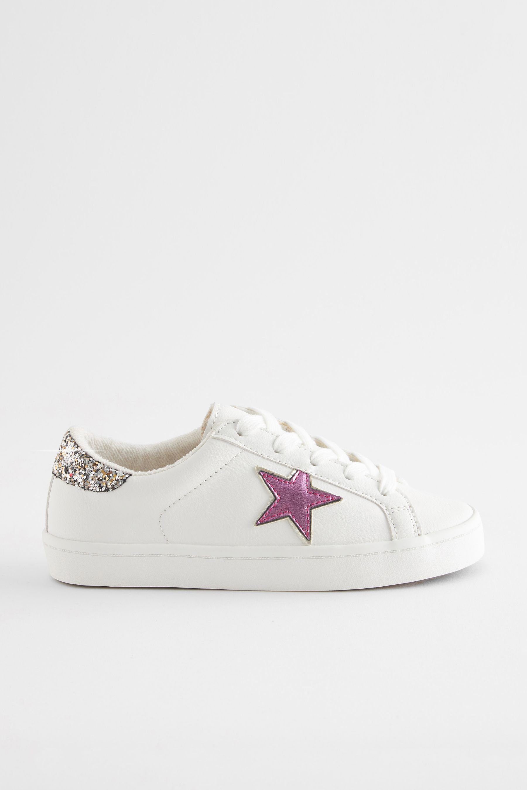 Next Star Sneaker zum Schnüren Sneaker (1-tlg) White/Pink Metallic