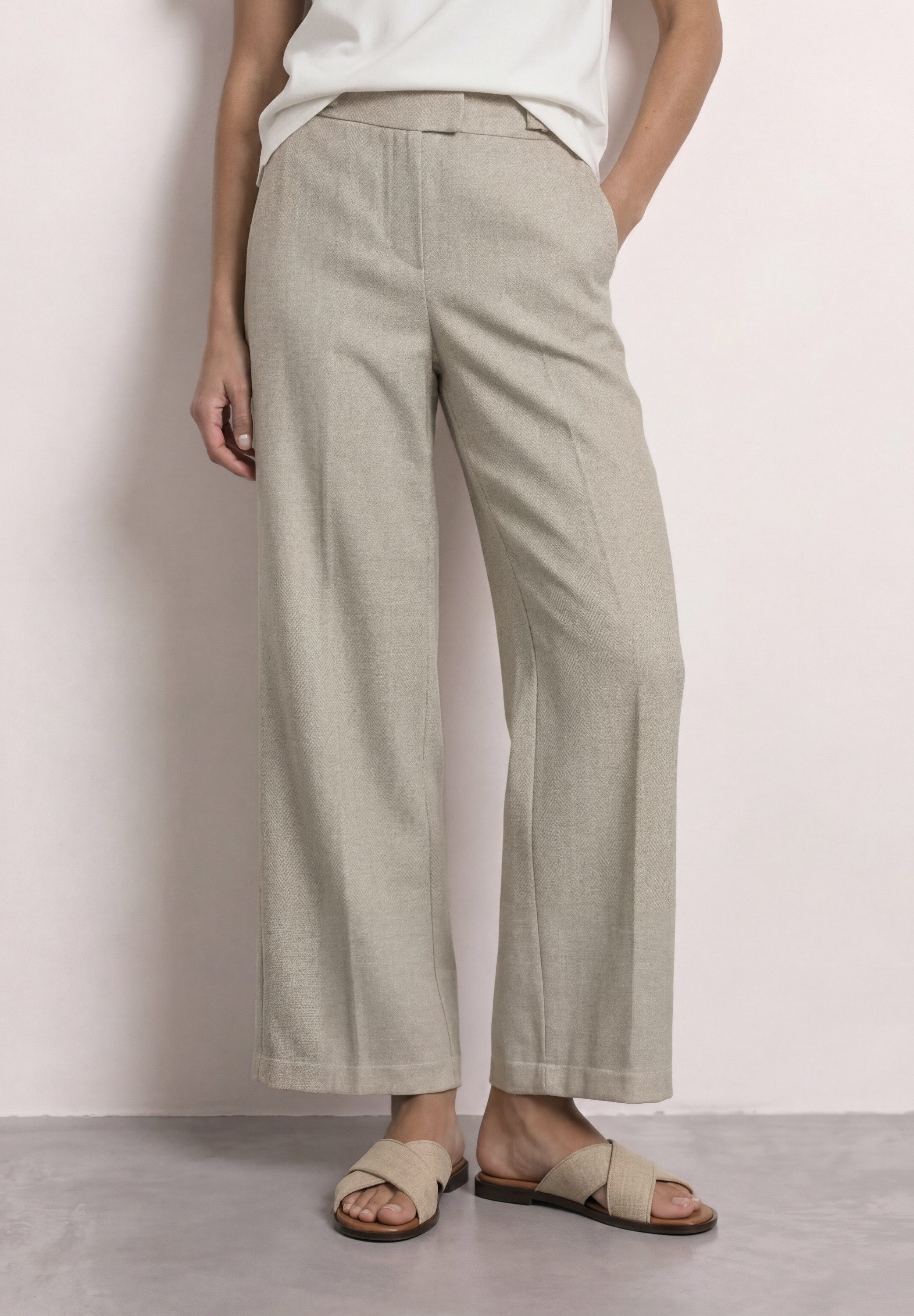 STREET ONE Stoffhose mit Elastikbund