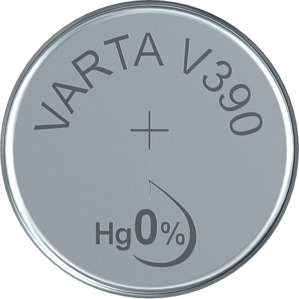 Varta V 390 Knopfzelle - Hochwertige Silberbatterie Uhrenradio