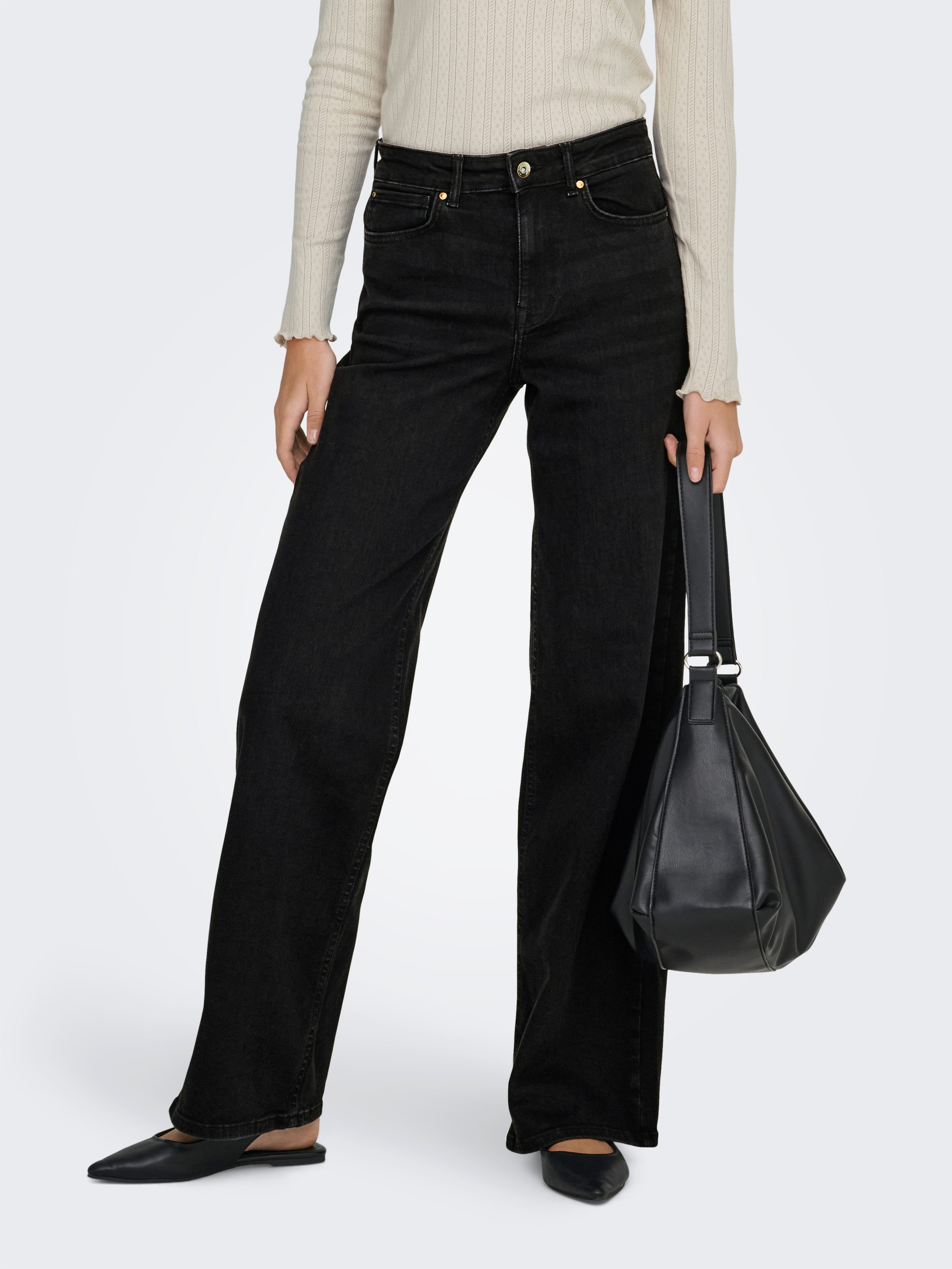 ONLY Weite Jeans ONLMADISON BLUSH HW WIDE DNM CRO099 NOOS