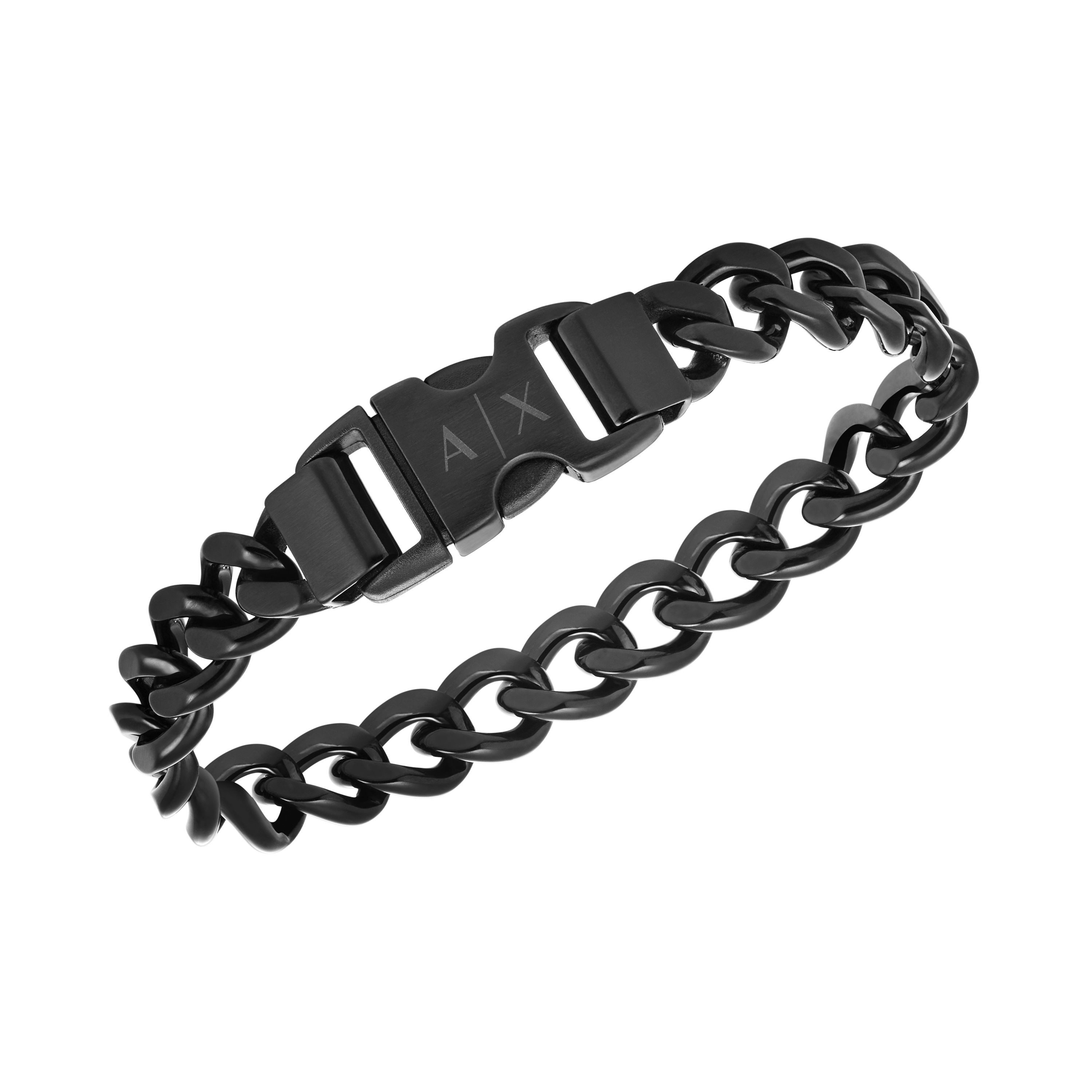 ARMANI EXCHANGE Armband Schmuck Edelstahl Nylon, günstig online kaufen