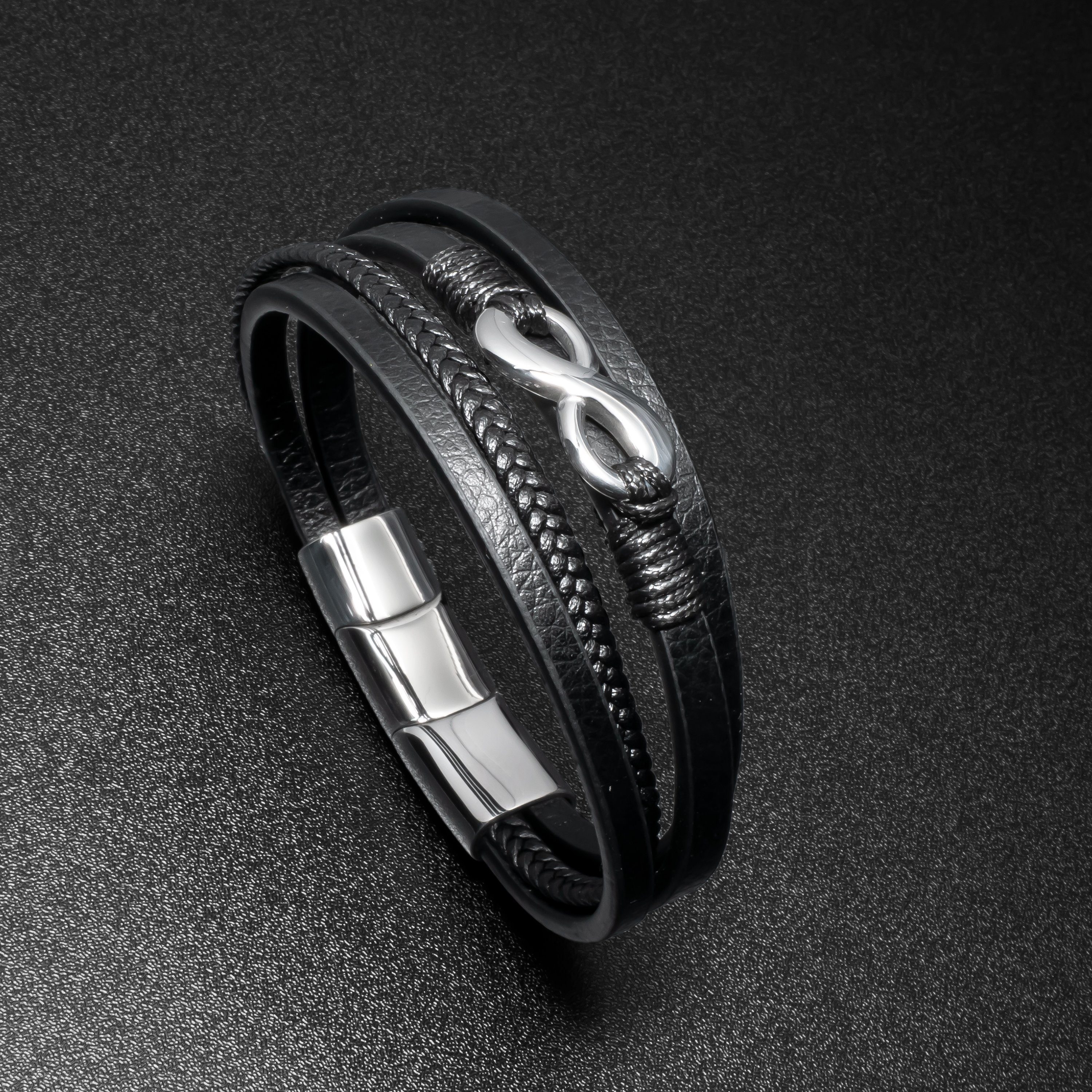 UNIQAL.de Lederarmband Unendlichkeit Leder Armband "NICE günstig online kaufen