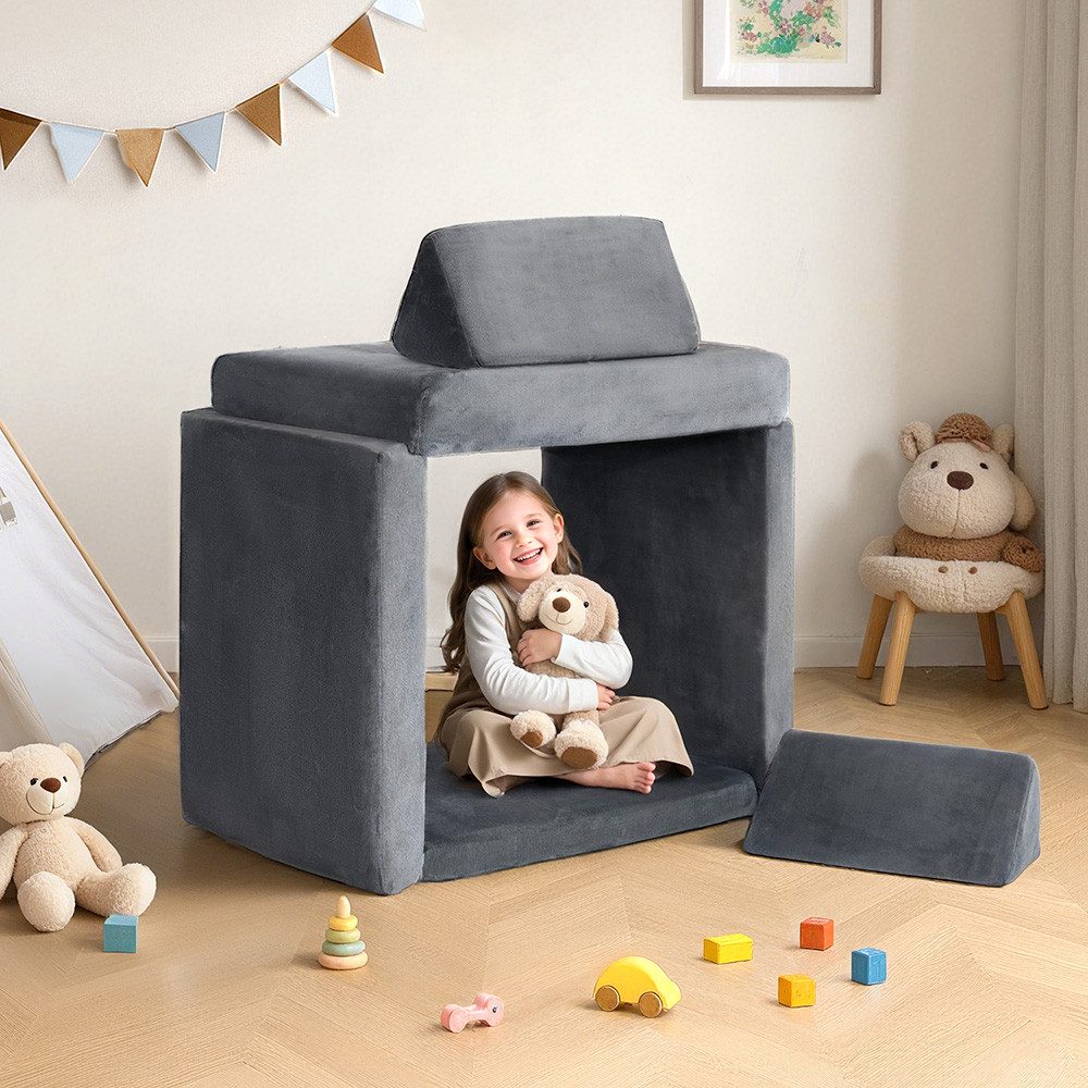 CAVEEN Kindersofa, Modulares Kombinationssofa, umwandelbarer Kindersofa günstig online kaufen