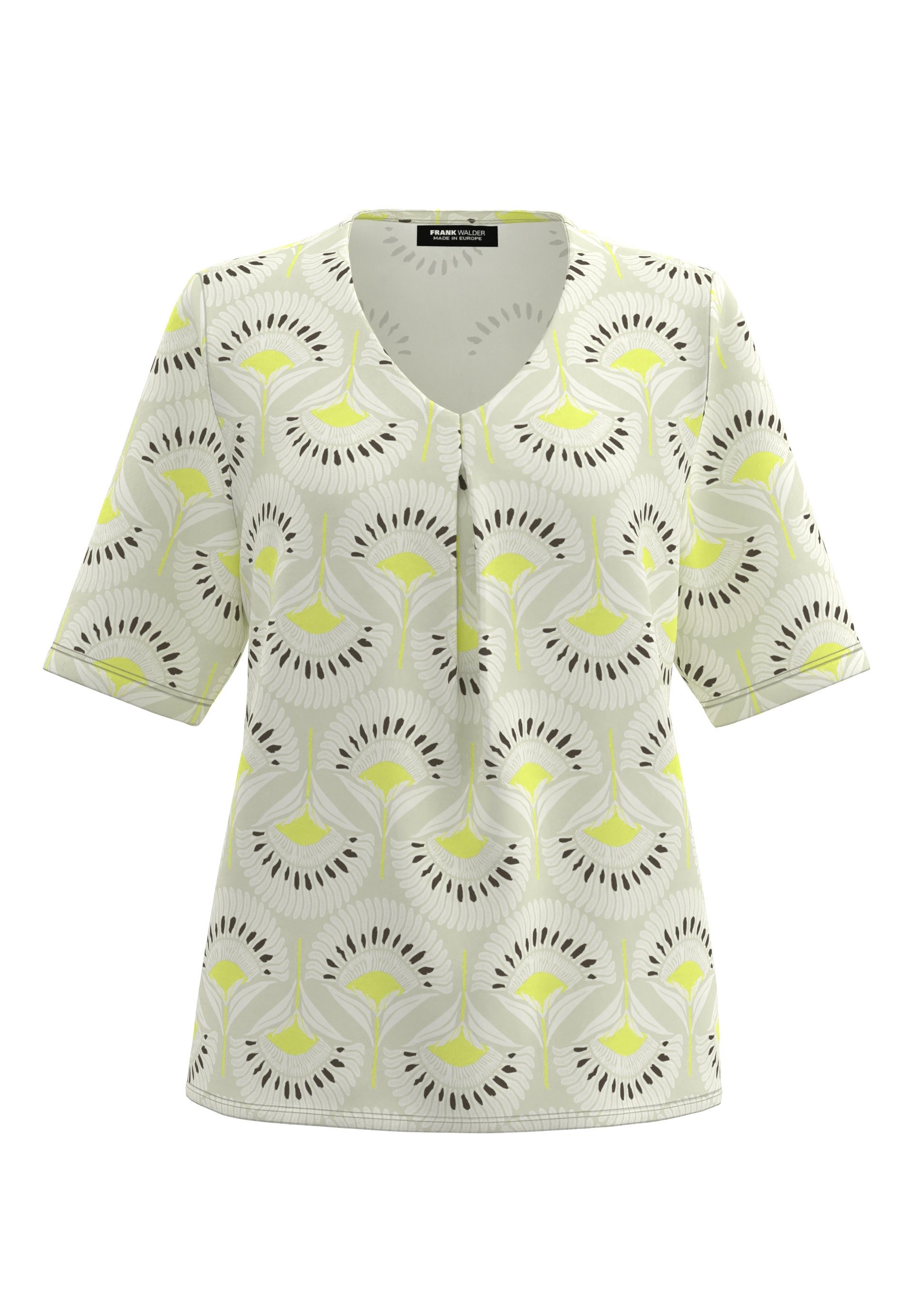 FRANK WALDER Blusenshirt mit grafischem Muster